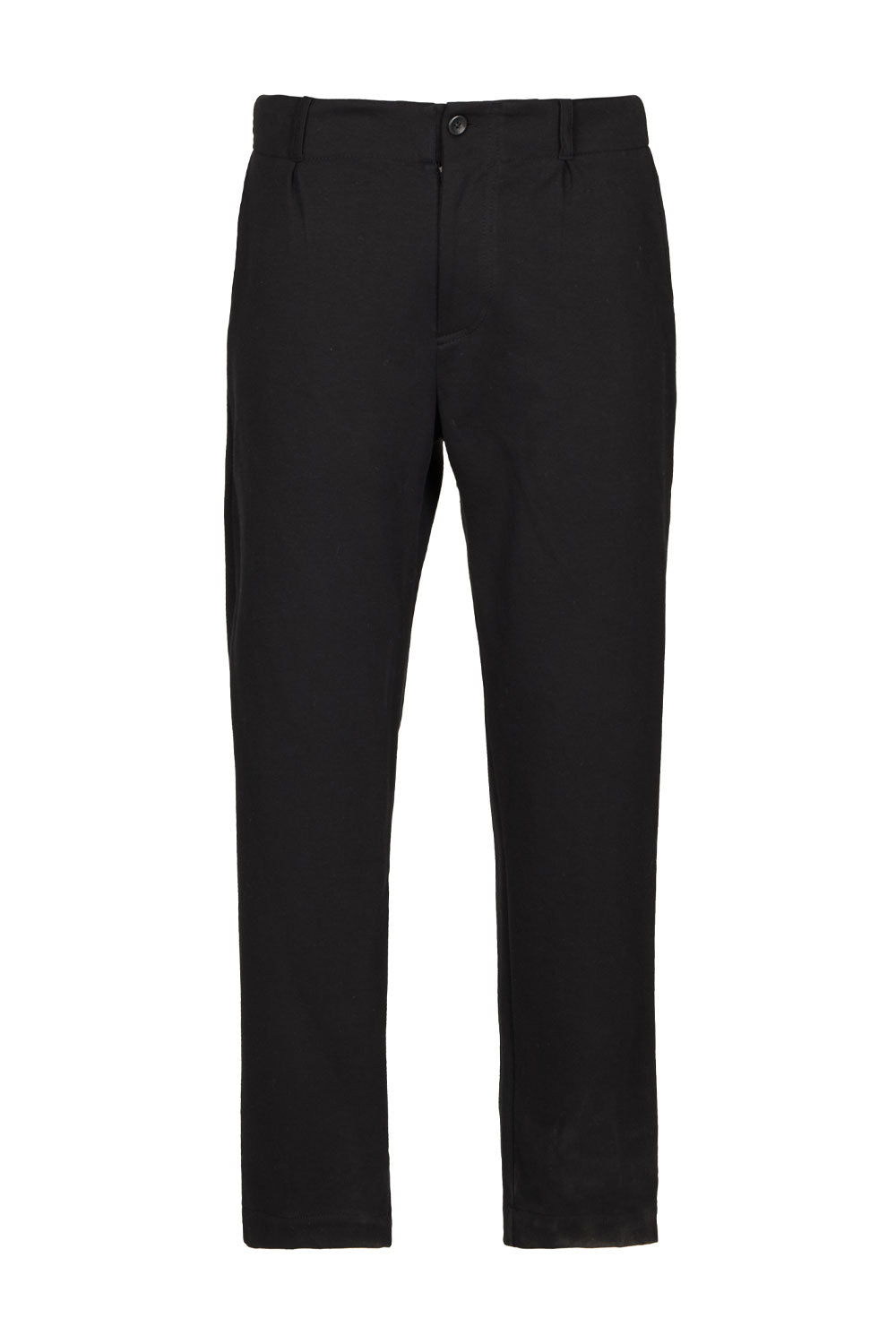 Regular Fit Moleskin Trousers Black