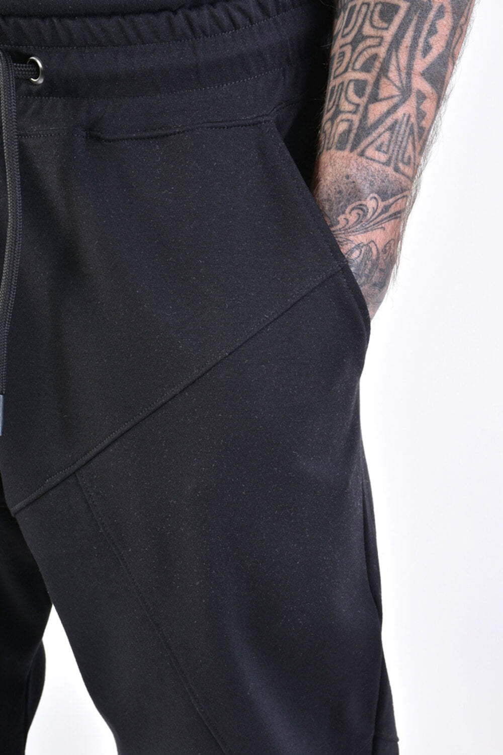 Stretch Regular Fit Pants Black