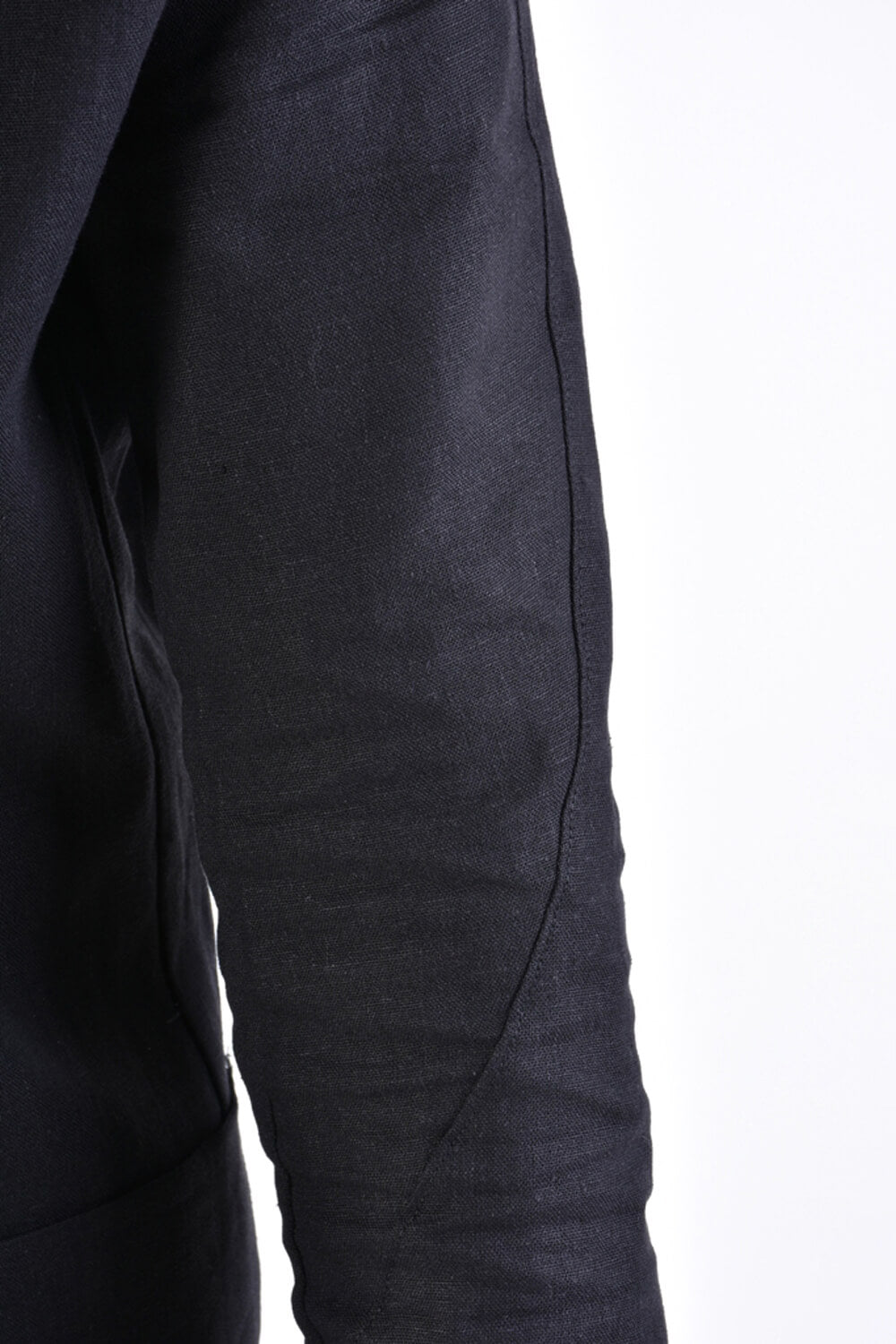 Linen/Viscose Regular Fit Blazer Black