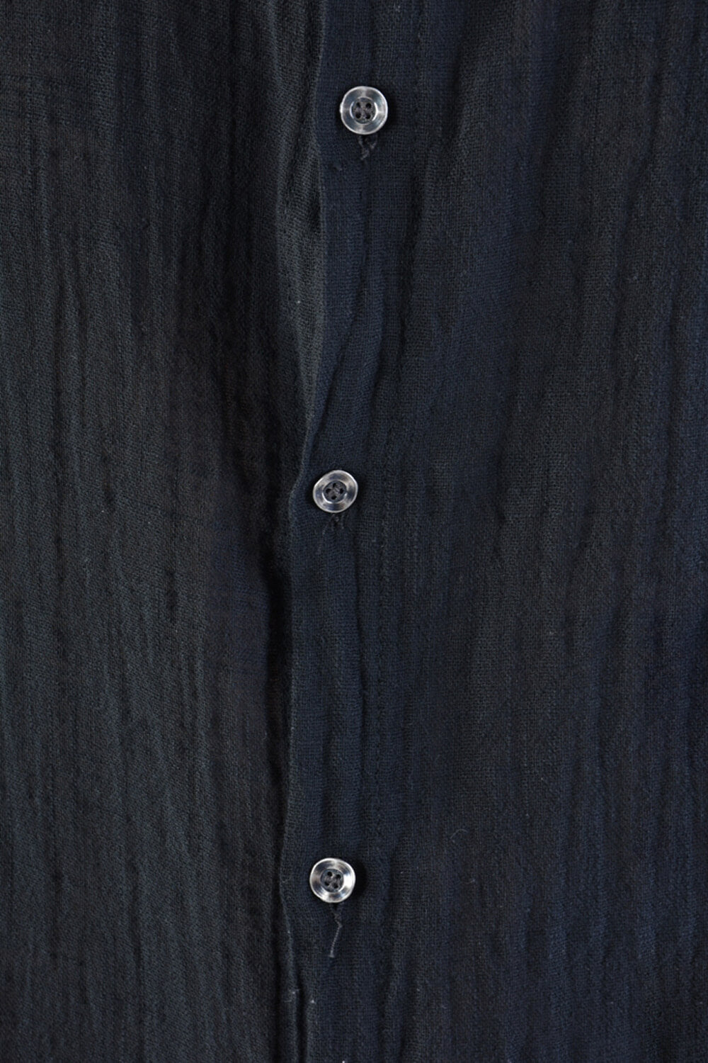 L/S Button-Up Cotton Shirt Black