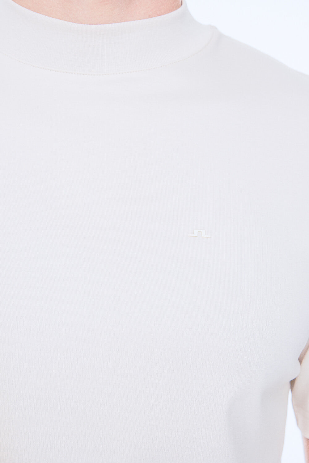 Ace Mock Neck T-Shirt White