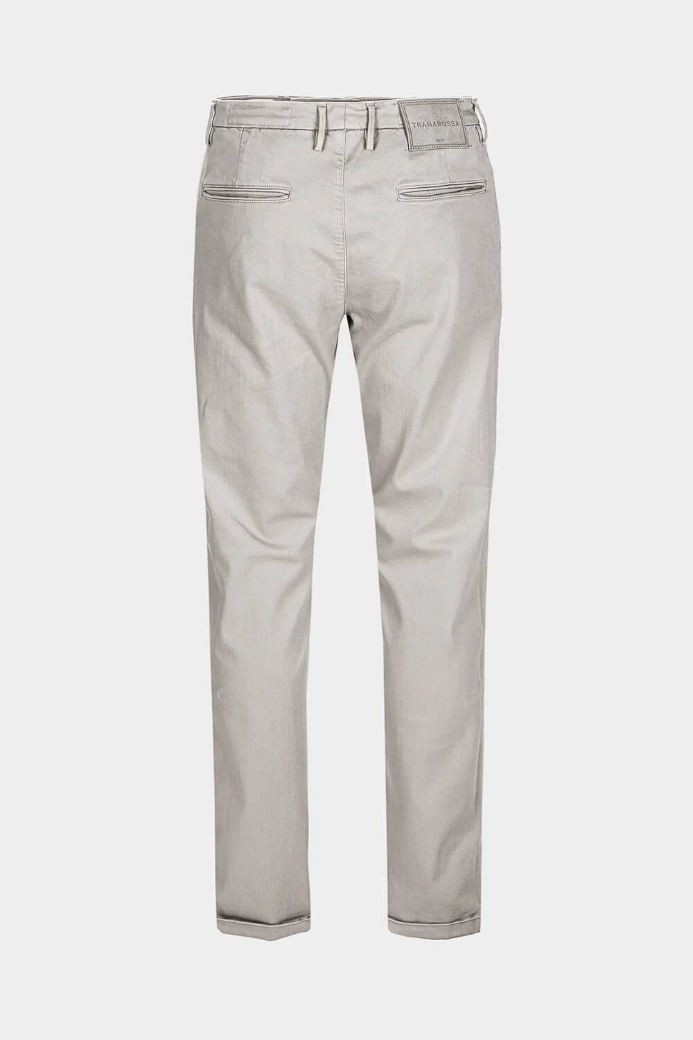 Alberto Soft Dye Chino Trouser Light Grey