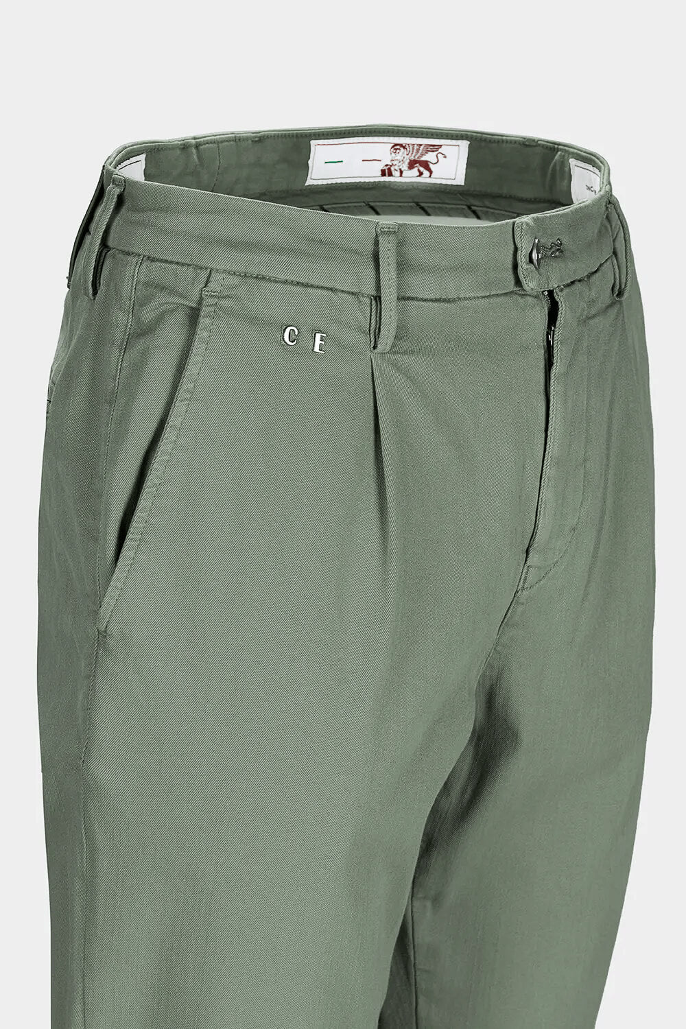 Alberto Soft Dye Chino Trouser Sage