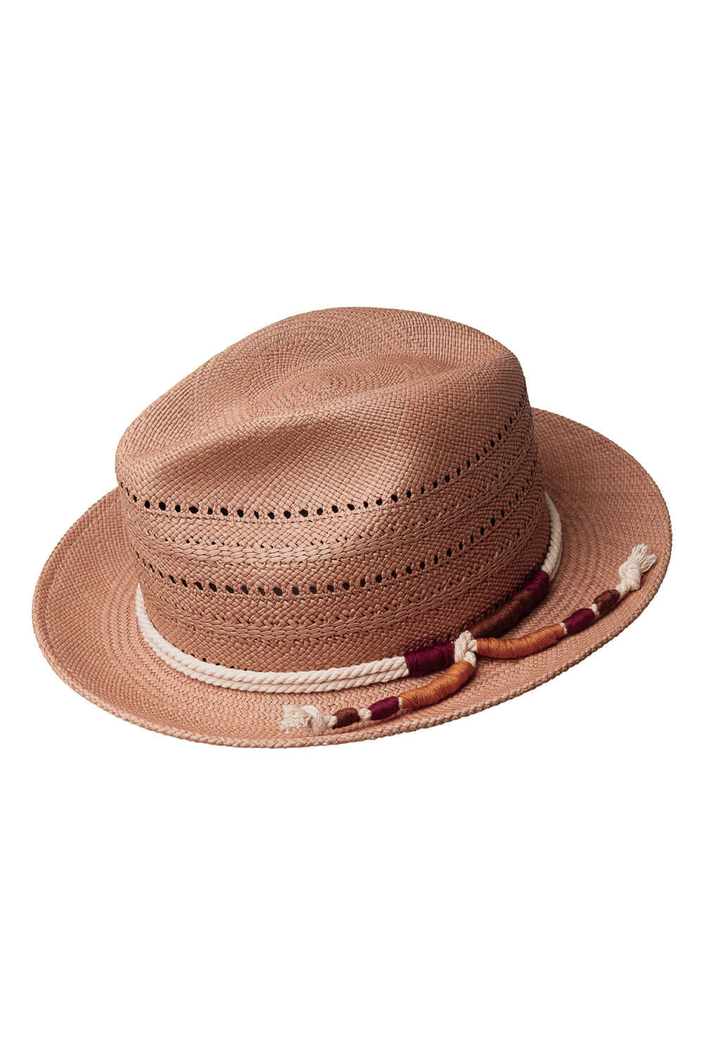 Altair Fedora Hat Beige/Pink
