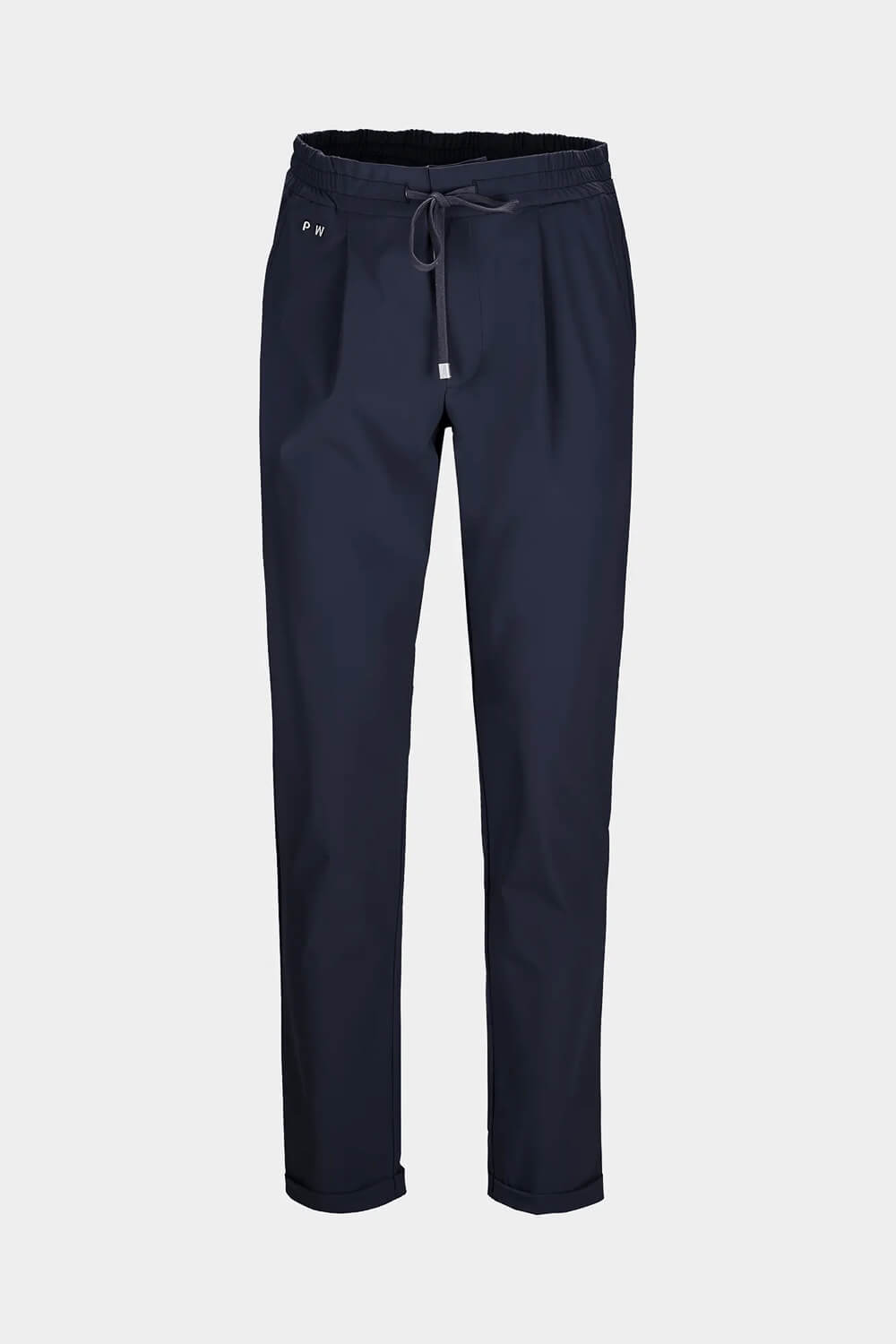 Alvise Tecs Water Wash Drawstring Trouser Dark Blue