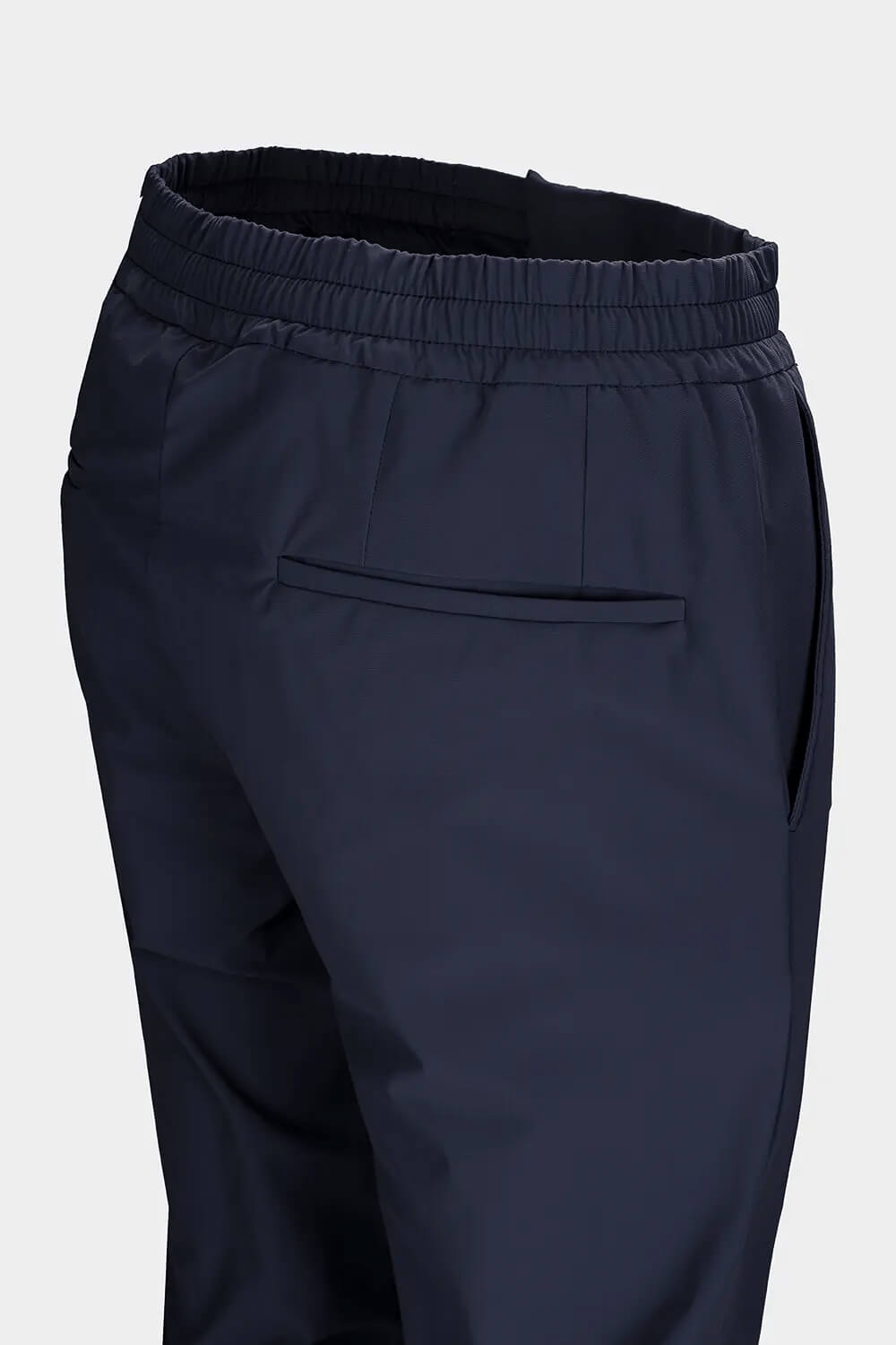 Alvise Tecs Water Wash Drawstring Trouser Dark Blue