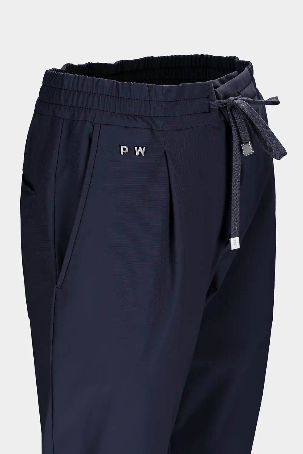 Alvise Tecs Water Wash Drawstring Trouser Dark Blue