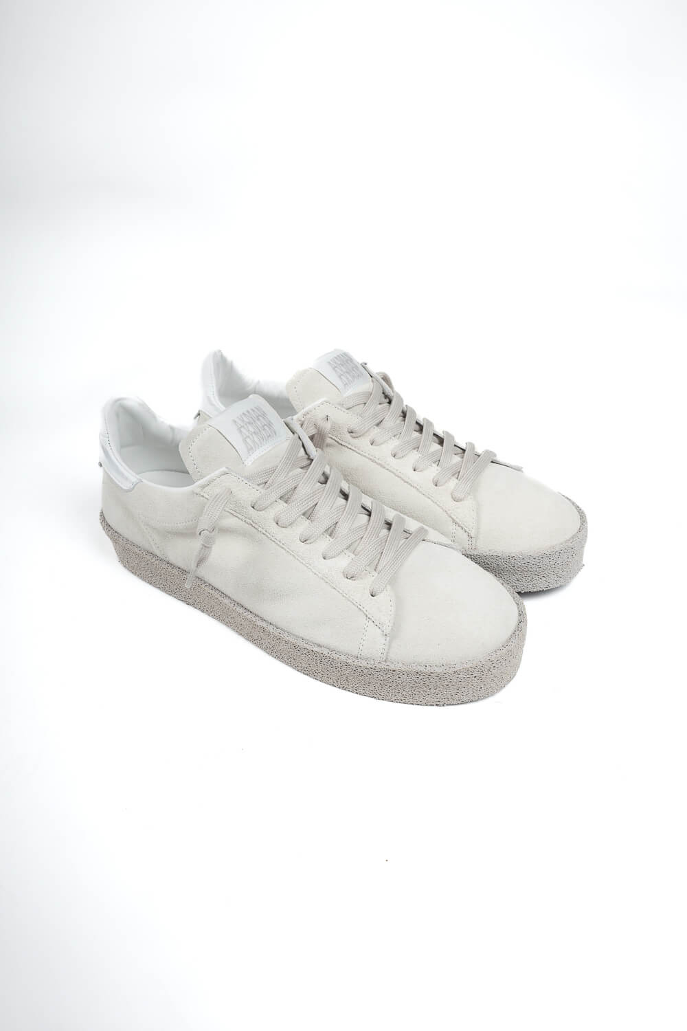 Ares Belen Suede Calf Sneakers Off White/Grey