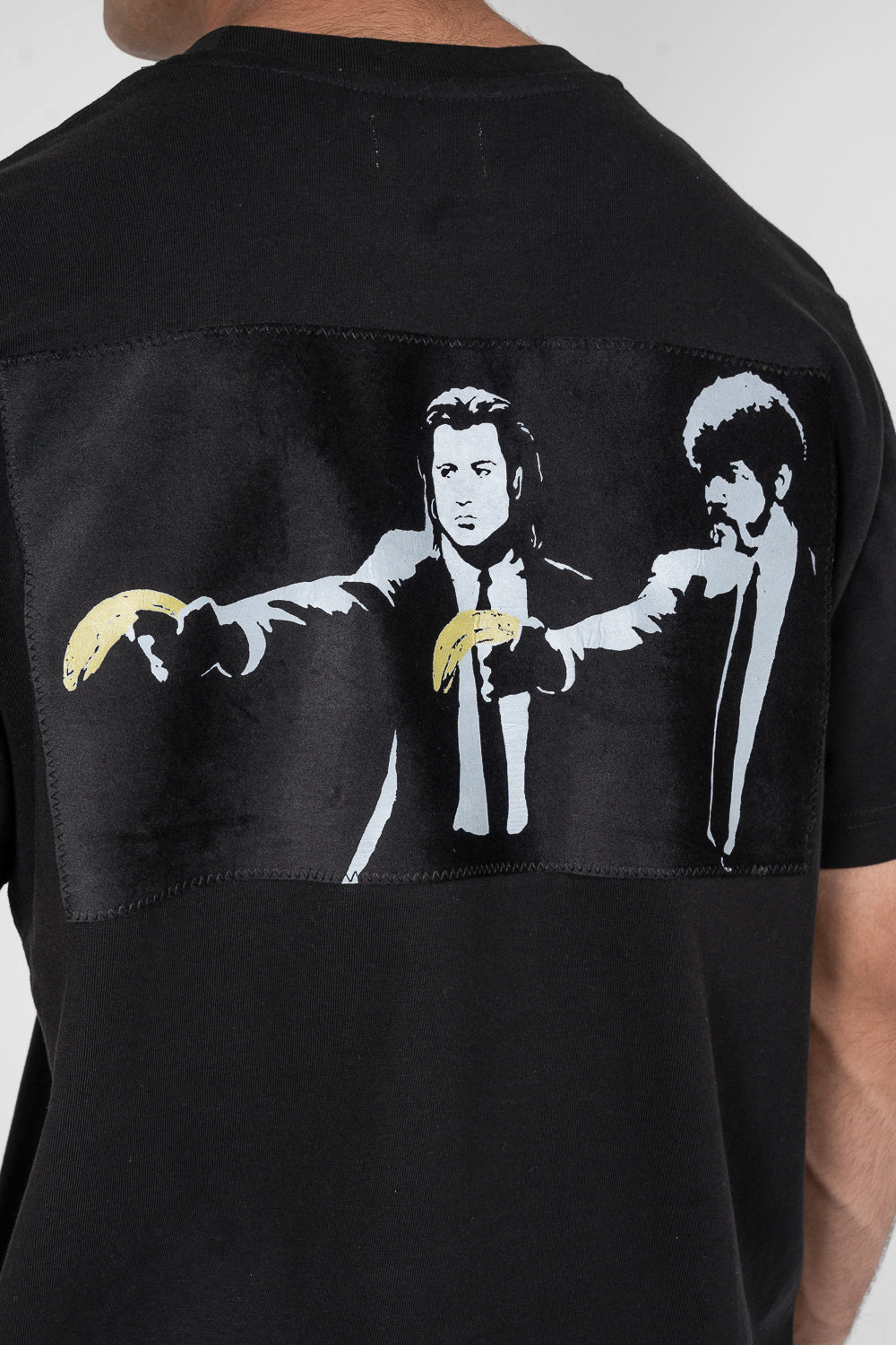 Banksy Cut + Run T-Shirt Black