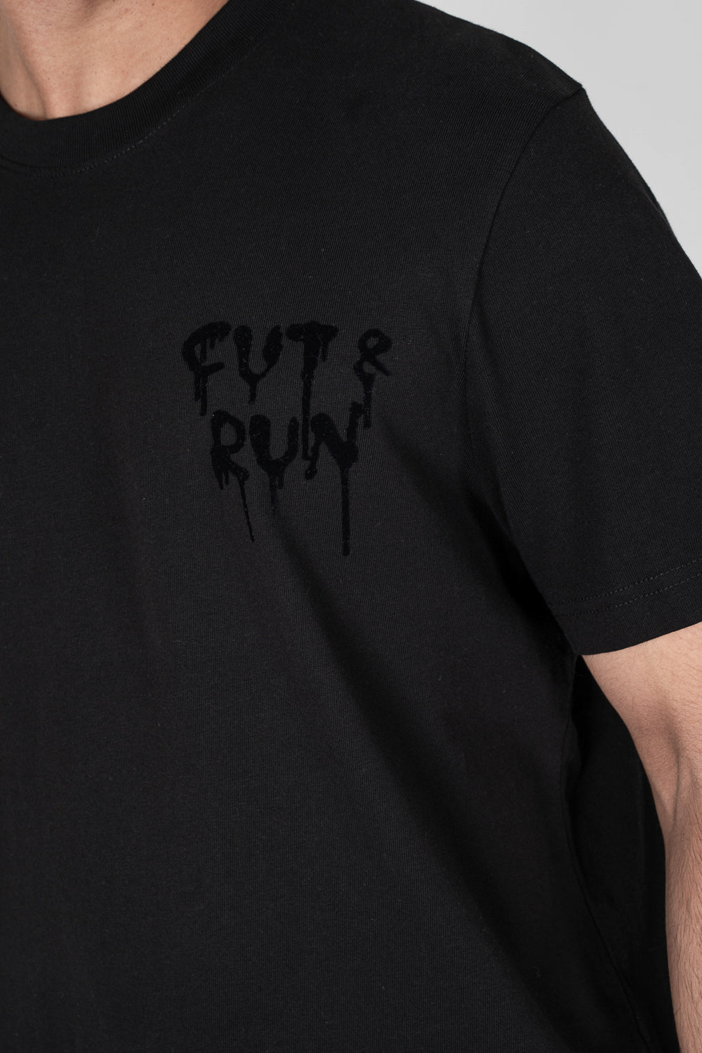 Banksy Cut + Run T-Shirt Black