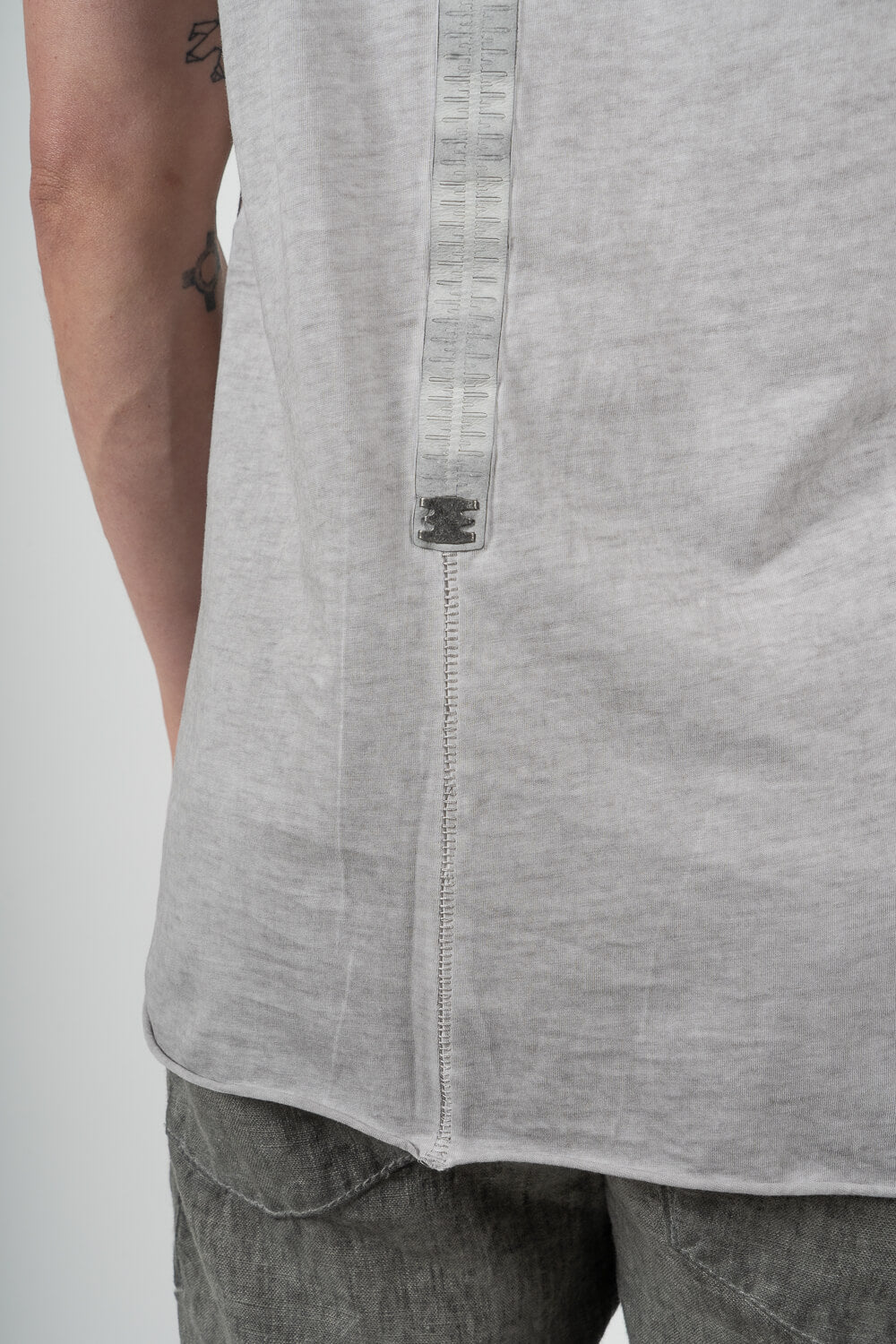 Bardeur Micro Ondes Sleeveless T-Shirt Light Grey
