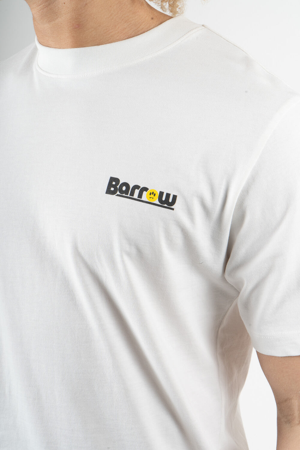Barrow Barb Wire Face T-Shirt White