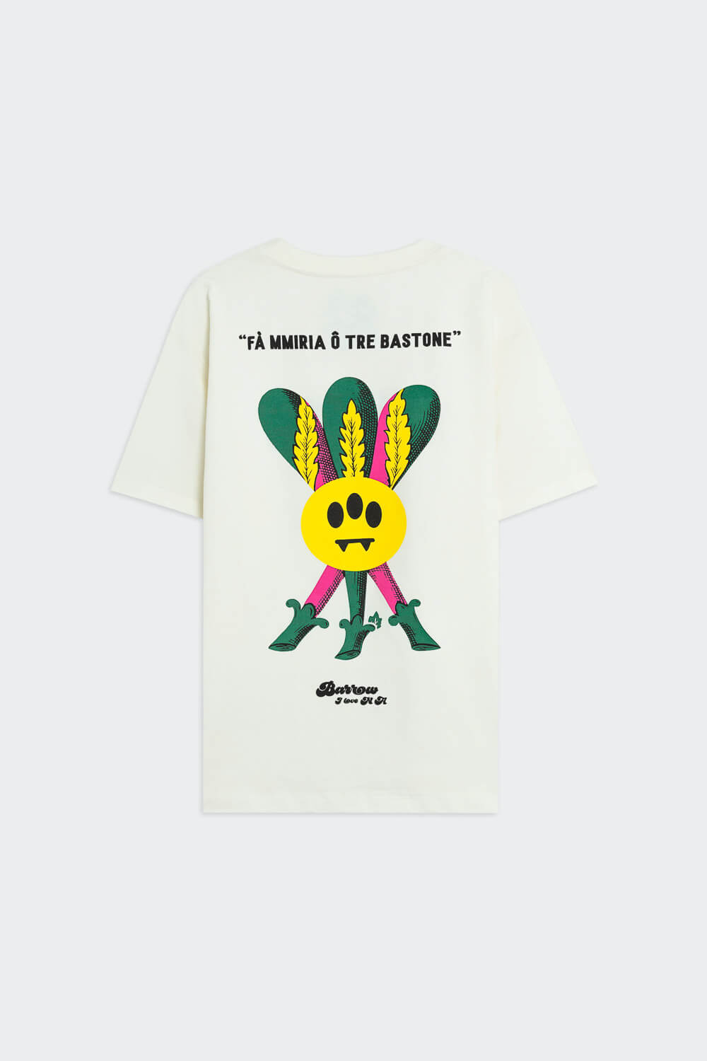 Barrow Fà Mmiria Jersey T-Shirt Off White