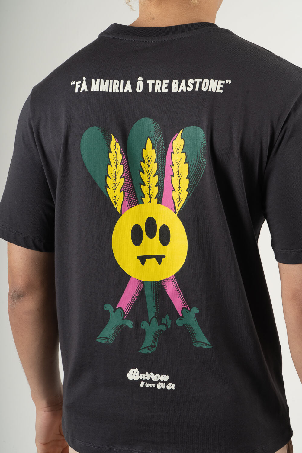 Barrow Fà Mmiria Jersey T-Shirt Charcoal