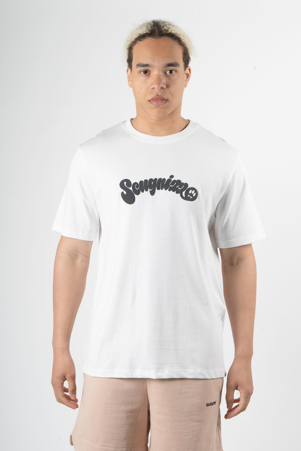 Barrow Fà Mmiria Jersey T-Shirt Off White