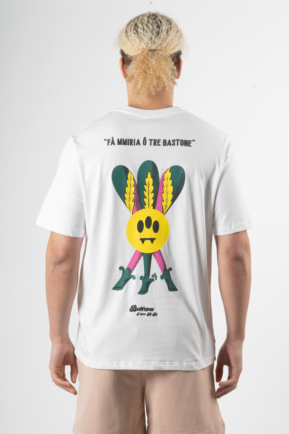 Barrow Fà Mmiria Jersey T-Shirt Off White