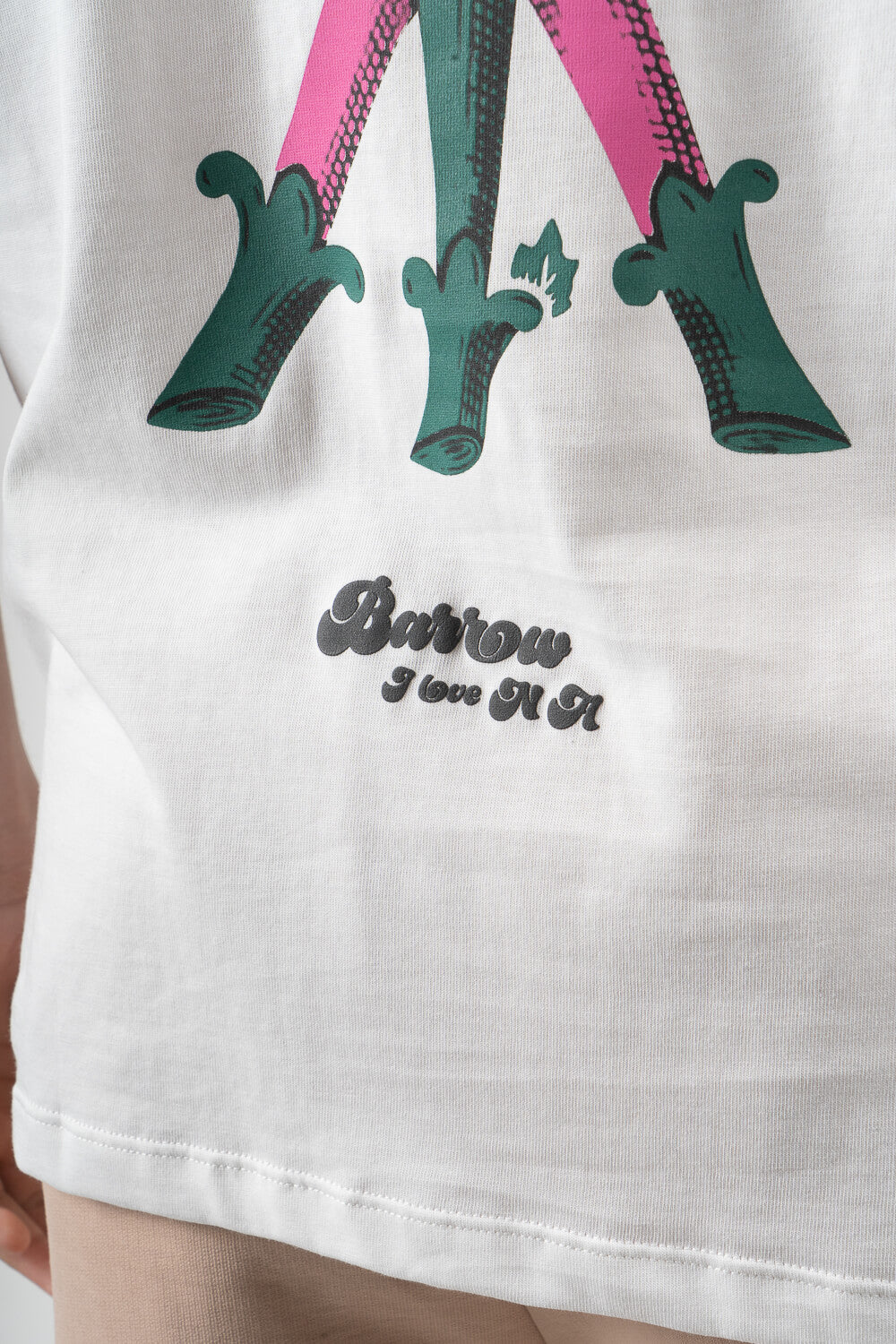 Barrow Fà Mmiria Jersey T-Shirt Off White