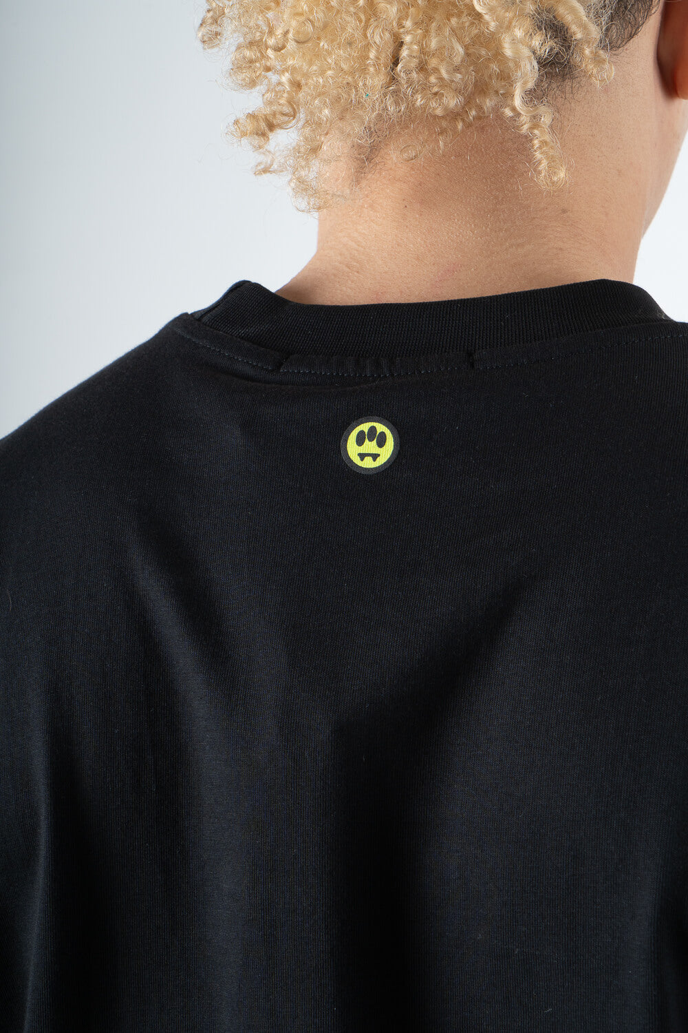 Barrow Label Jersey Round Neck T-Shirt Black