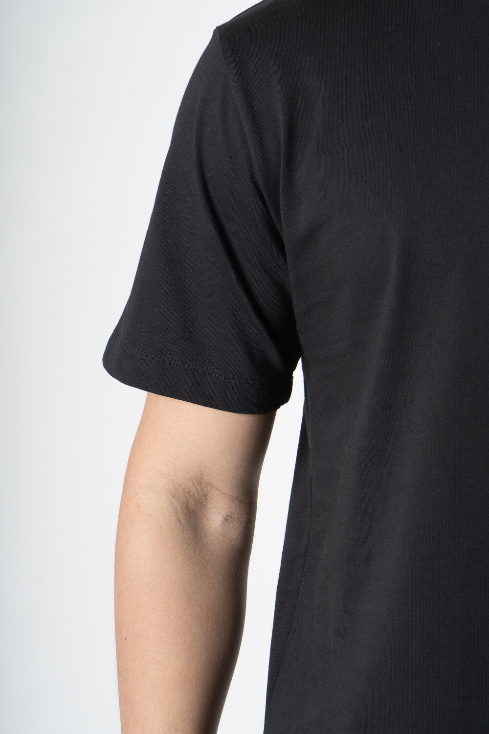 Barrow Label Jersey Round Neck T-Shirt Black