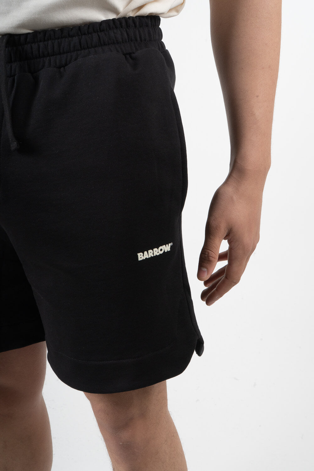 Barrow Label Jersey Shorts Black