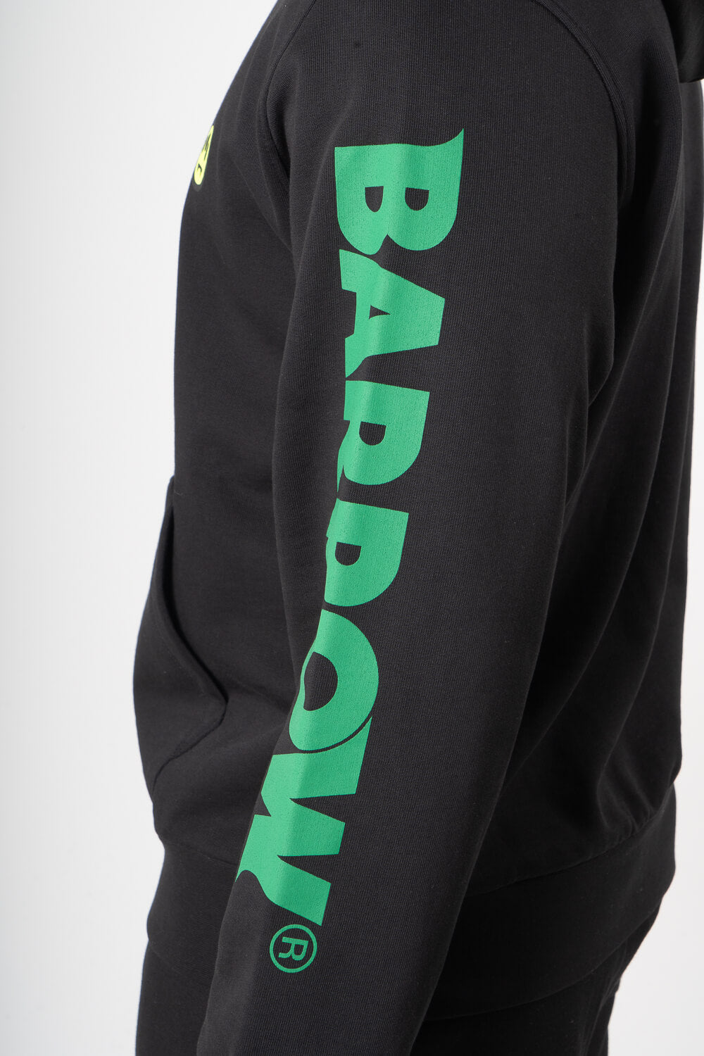 Barrow Logo Print Hoodie Black