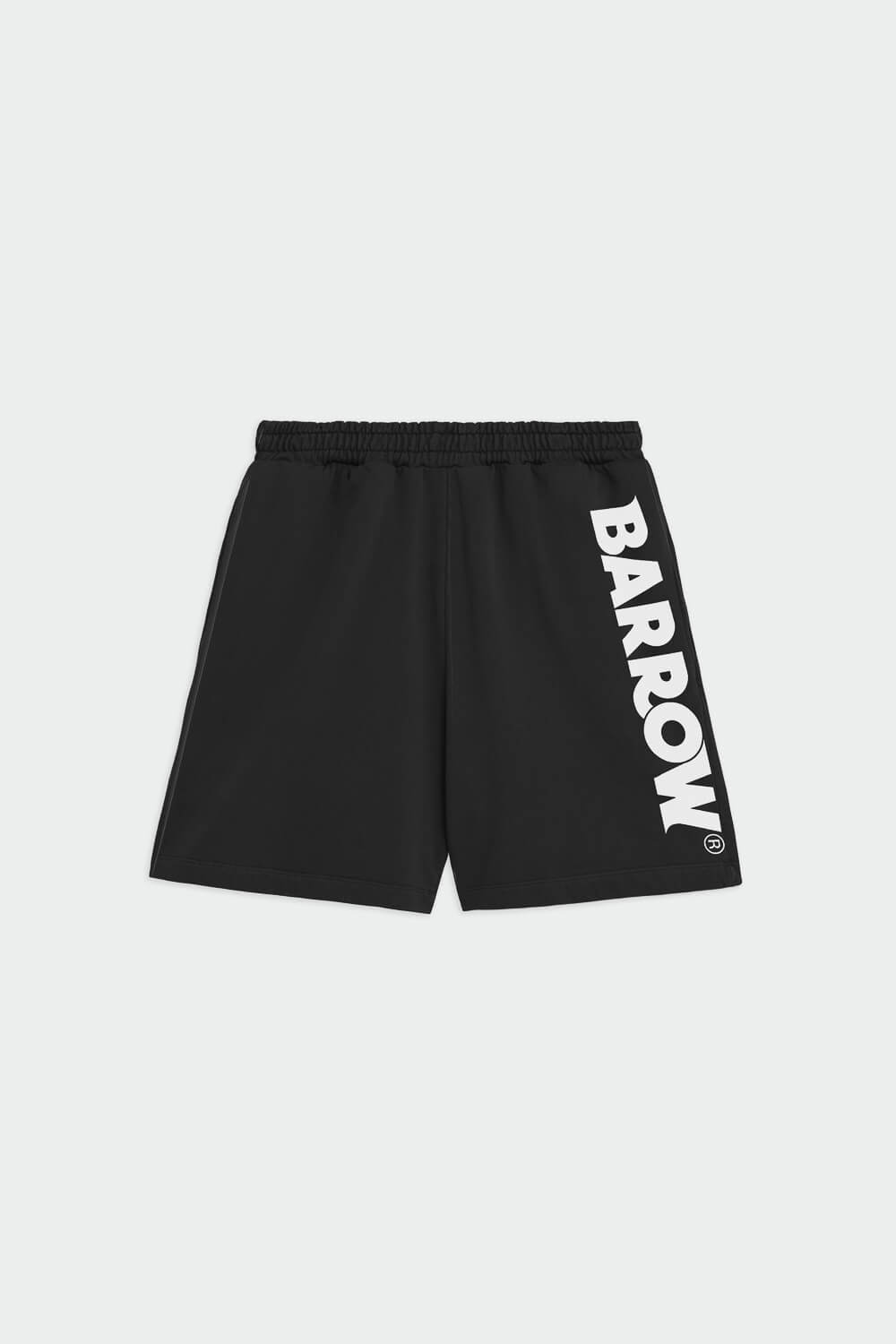Barrow Logo Print Shorts Black