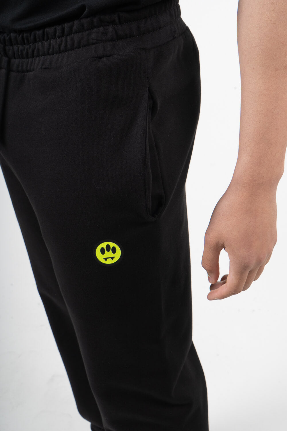 Barrow Logo Print Sweatpants Black