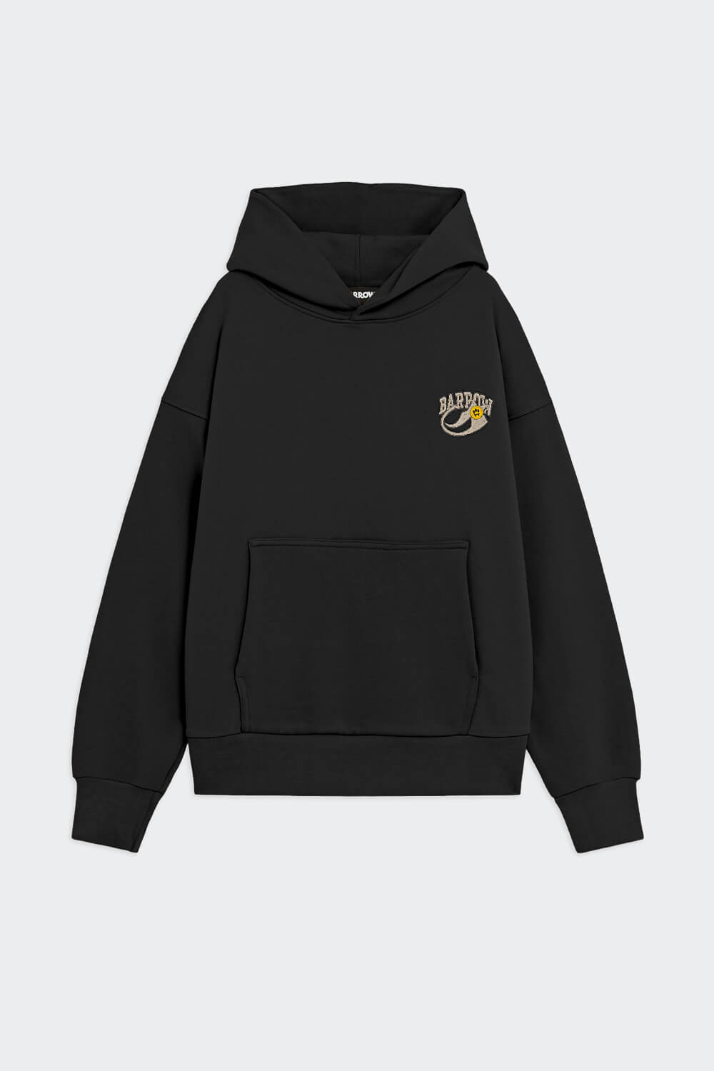 Barrow Multicoloured Bear Hoodie Black