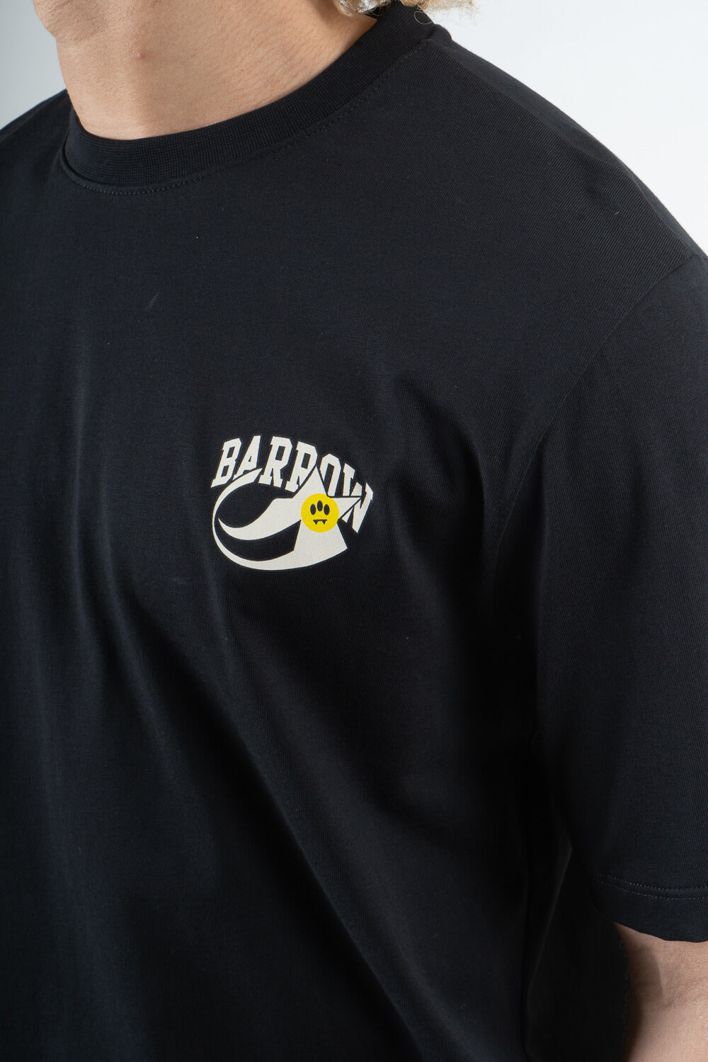 Barrow Multicoloured Bear Jersey T-Shirt Black