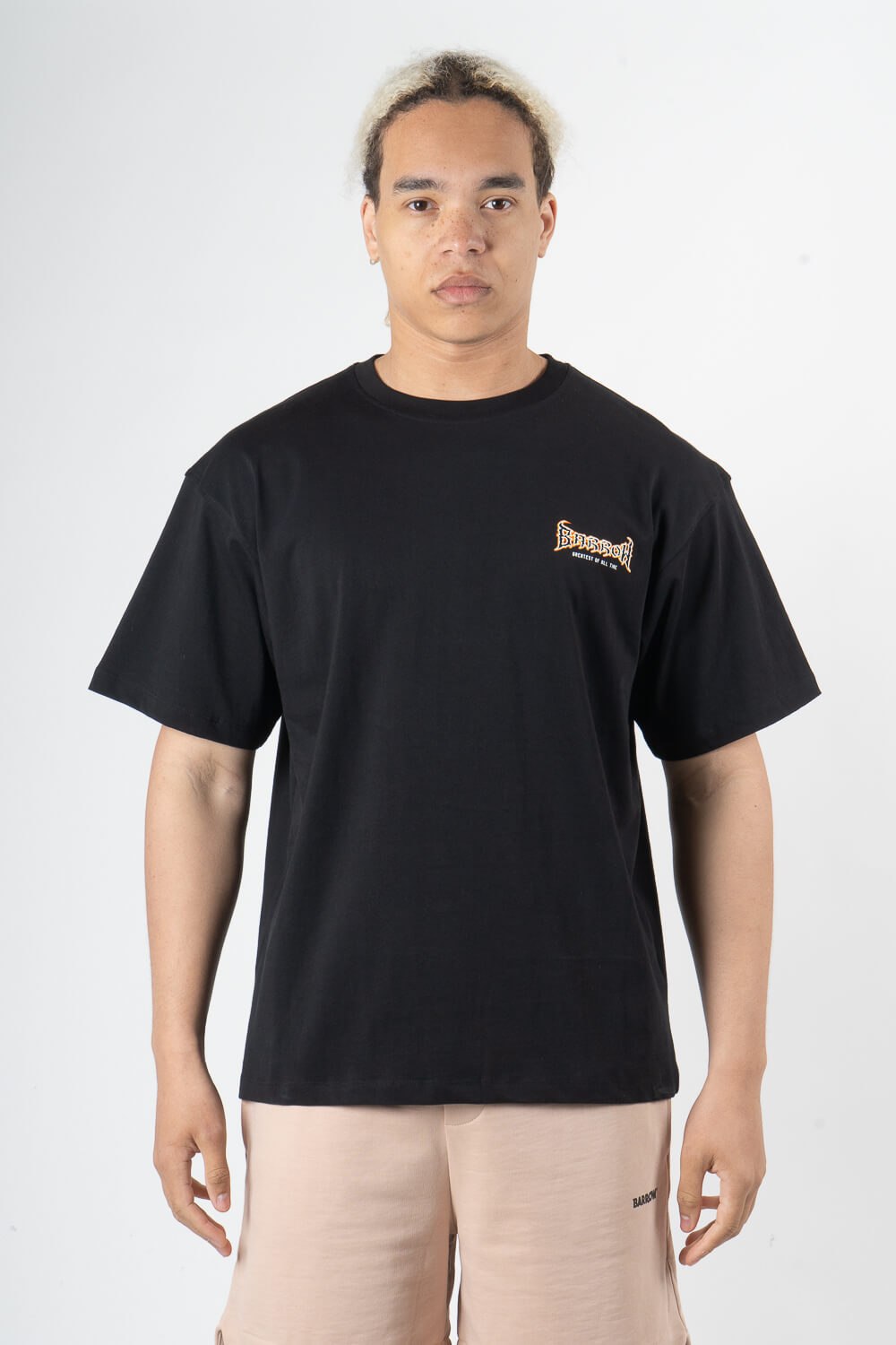 Barrow Skull Head T-Shirt Black
