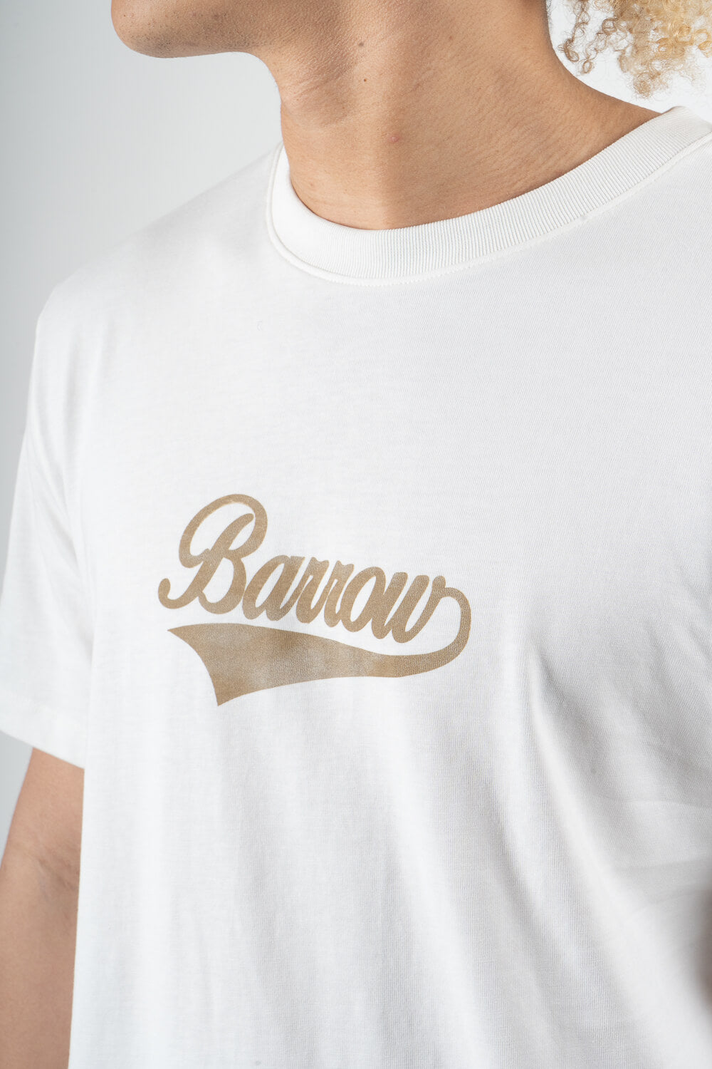 Bear Barrow Print T-Shirt White