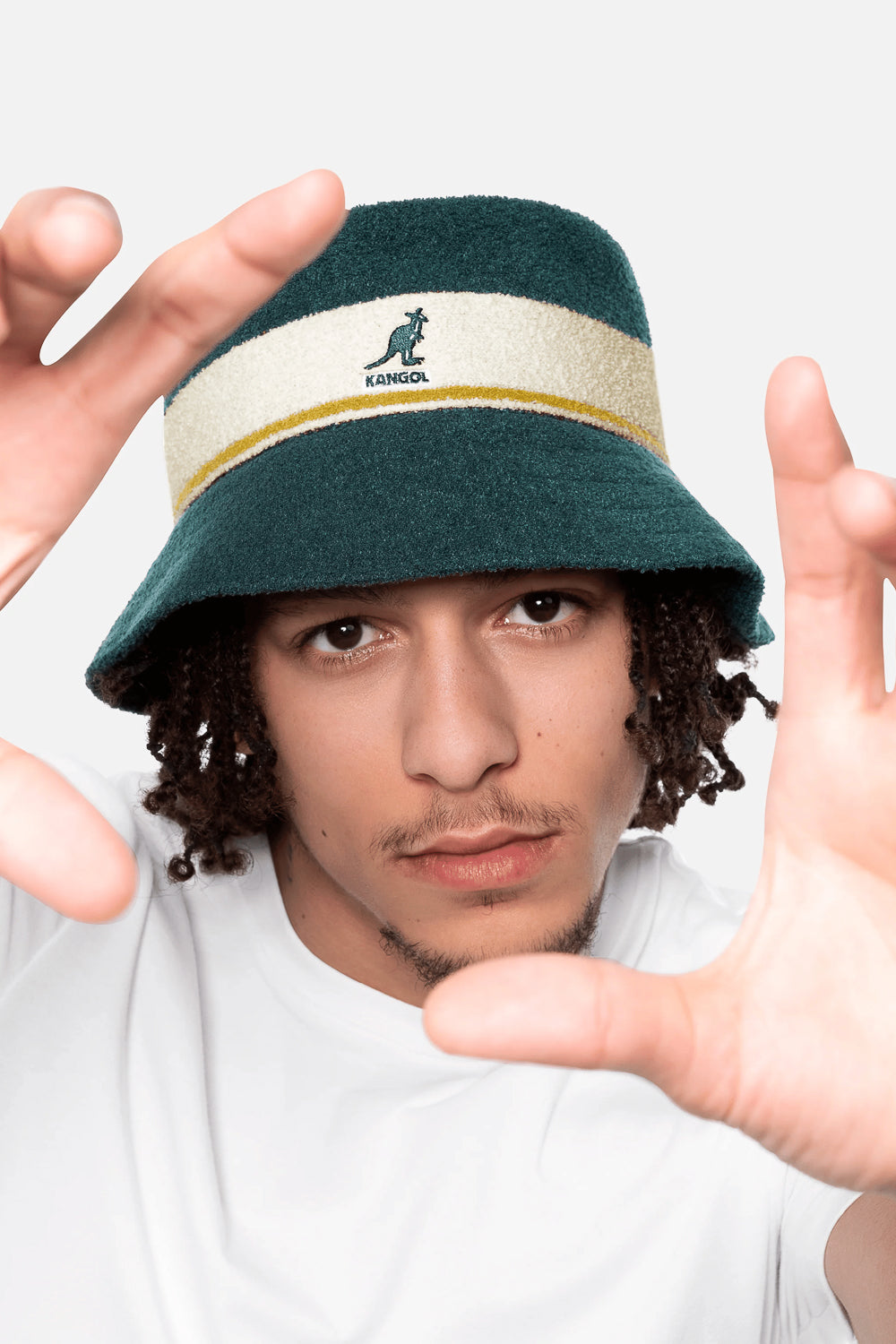 Bermuda Stripe Bucket Hat Celestial Teal