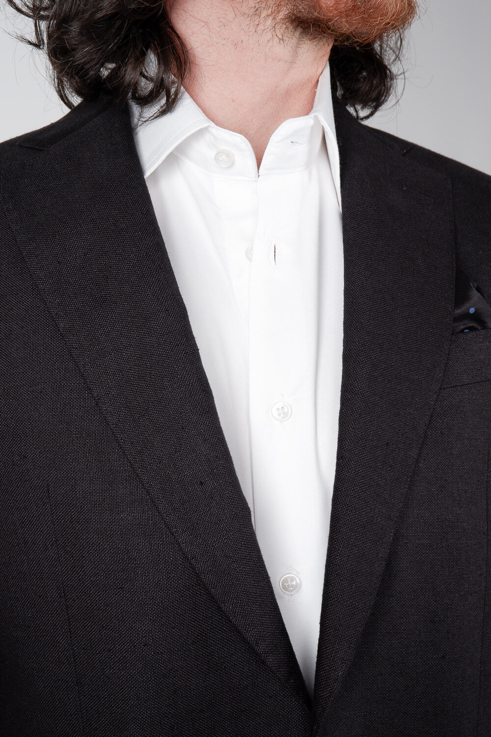 Star Napoli Linen Blazer Black