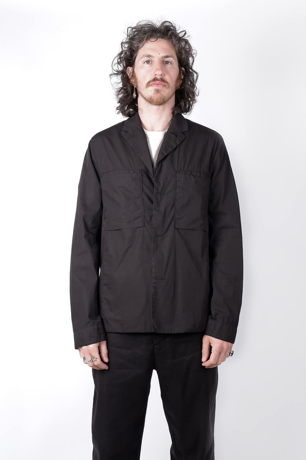 Light Weight Cotton Jacket Black