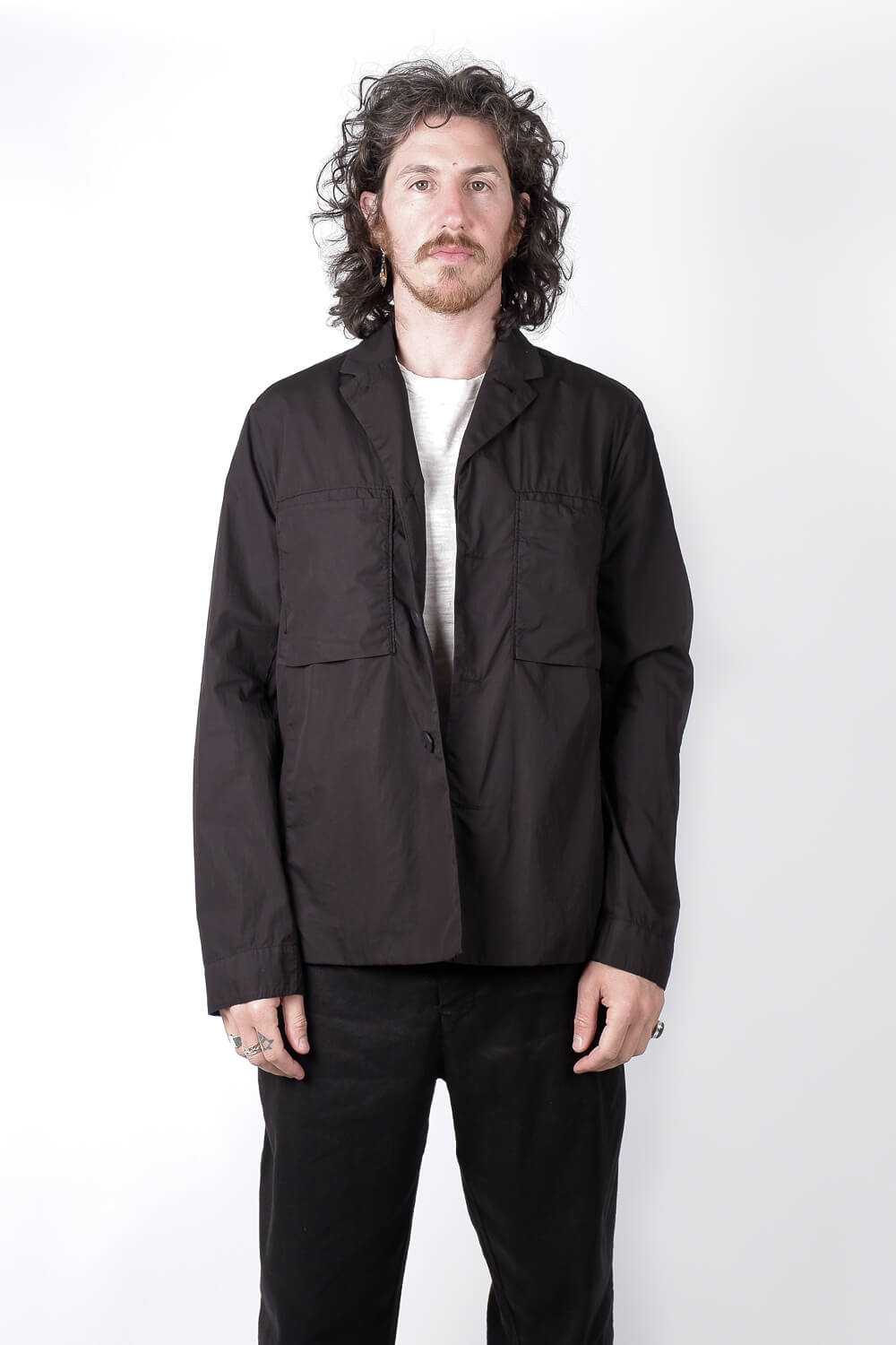 Light Weight Cotton Jacket Black
