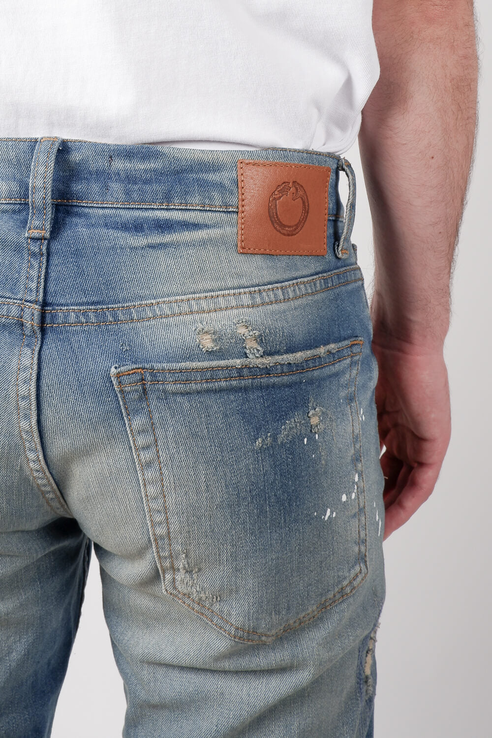 Pereira Slim Straight Fit Jean Light Blue