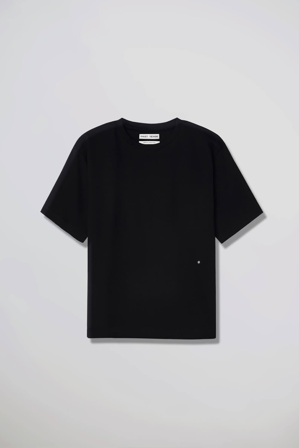 Blurred Back Logo Crewneck T-Shirt Black