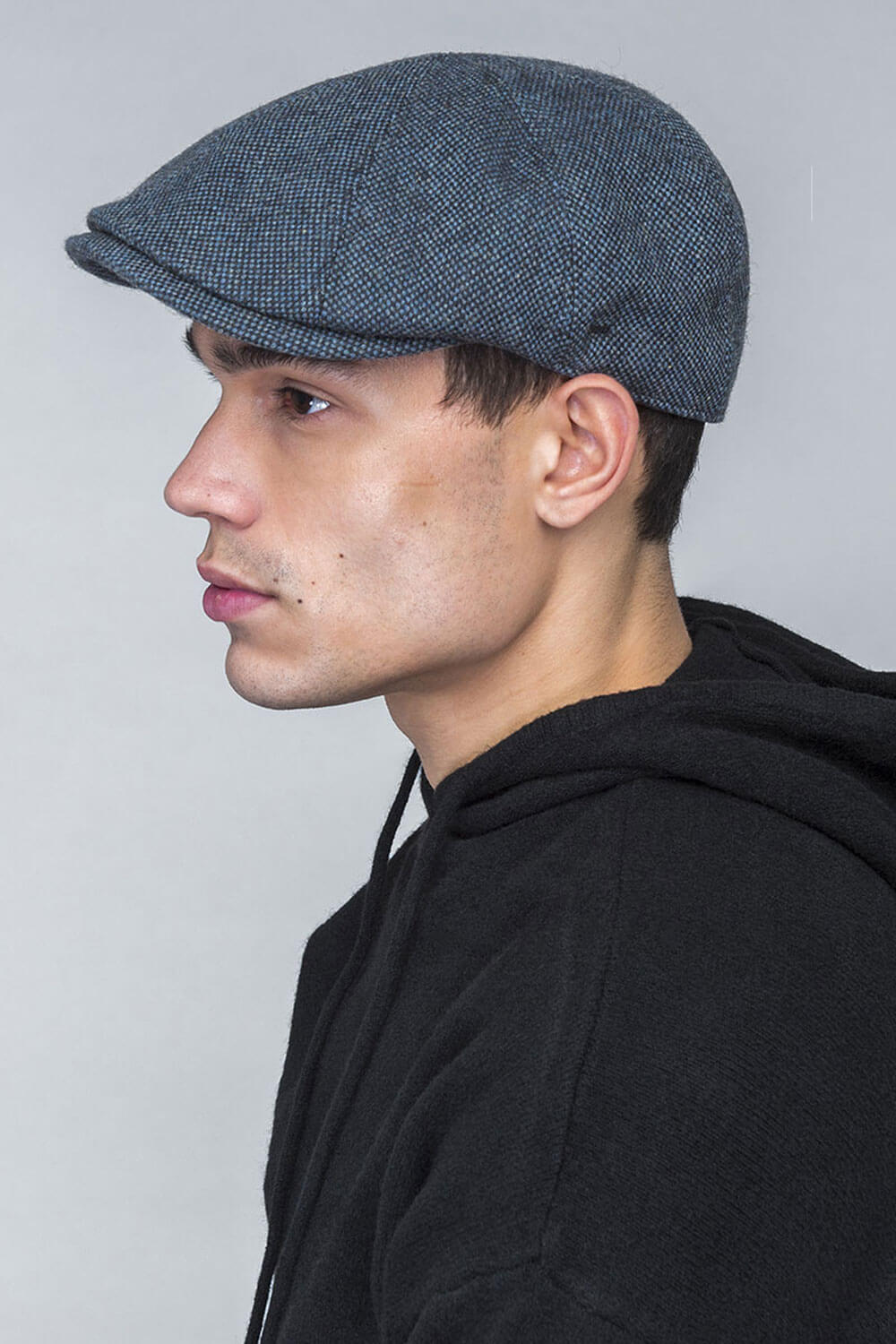 Brune Flat Cap Navy