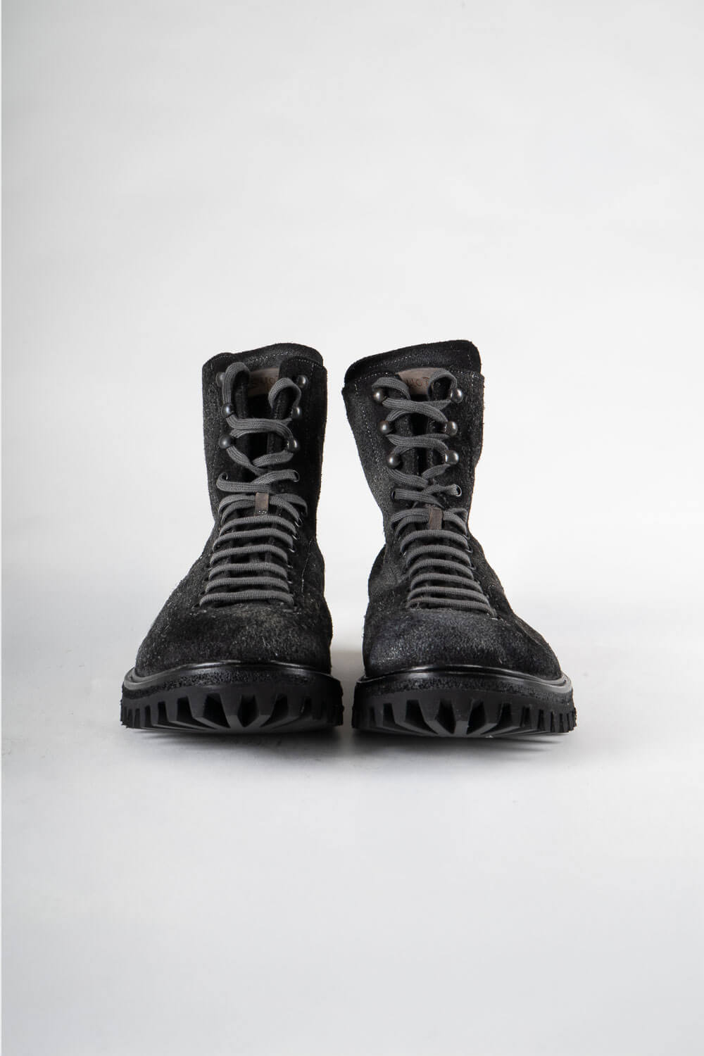 Brushed Suede Leather Hicker Boot Grey