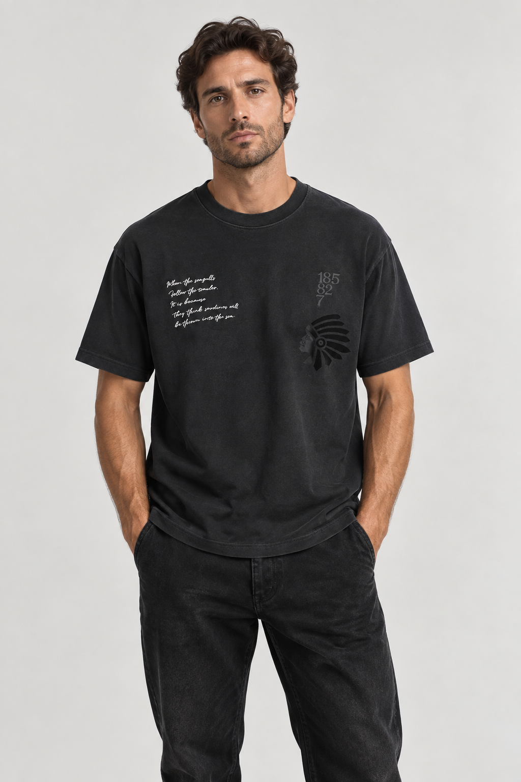 Cantona T-Shirt Black