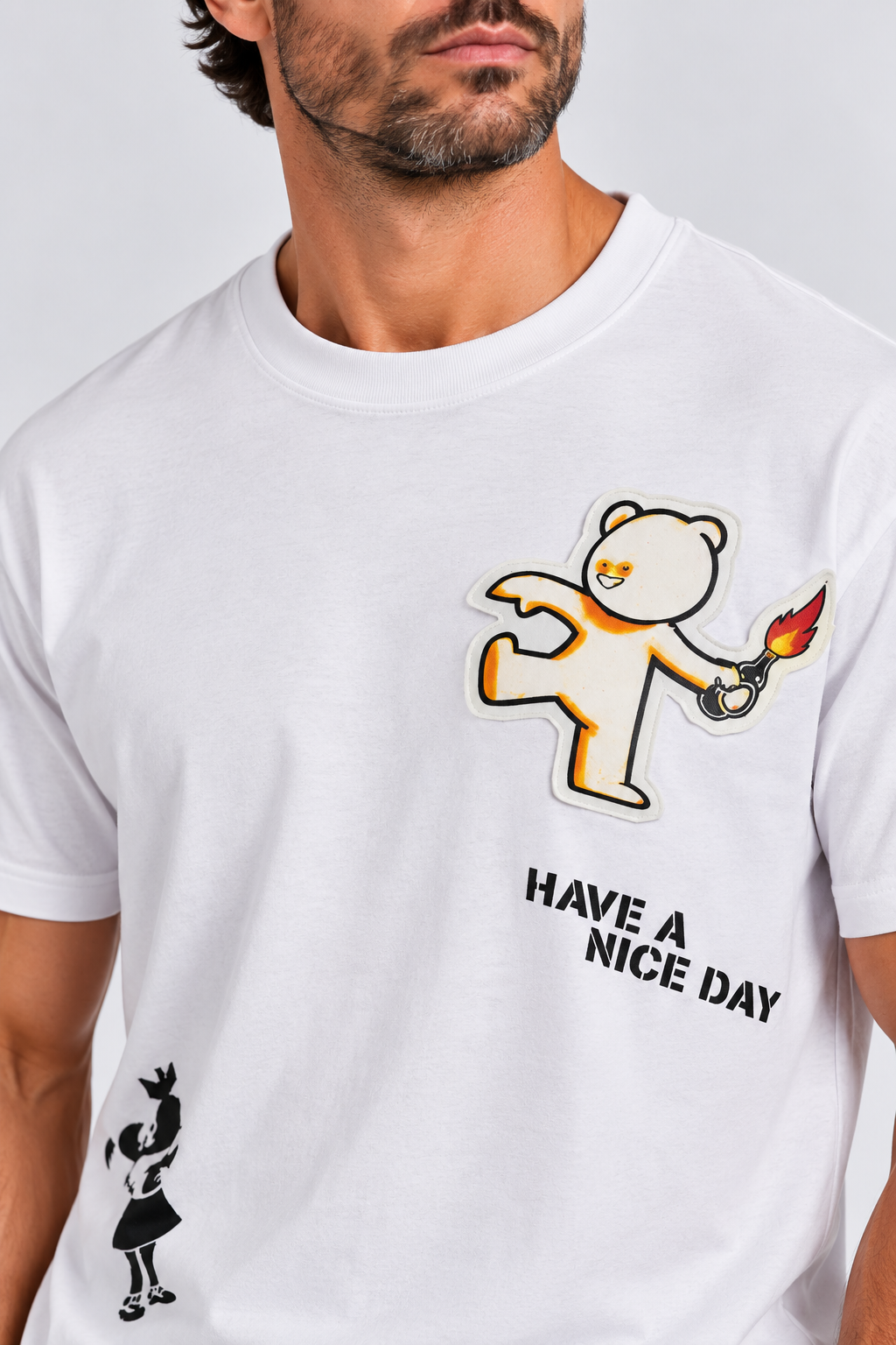 Banksy Verdict T-Shirt White