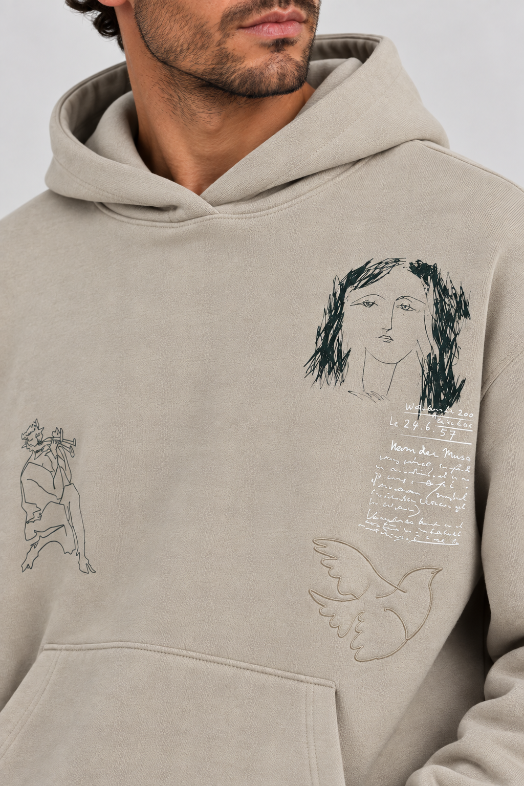Jackie Hoodie Sand