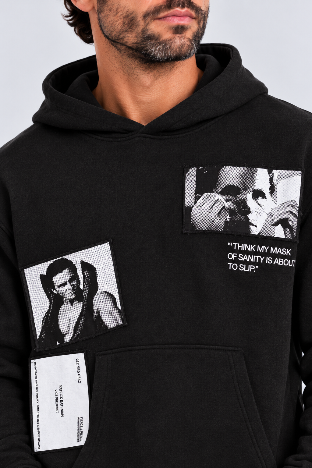 Patrick Bateman Hoodie Black