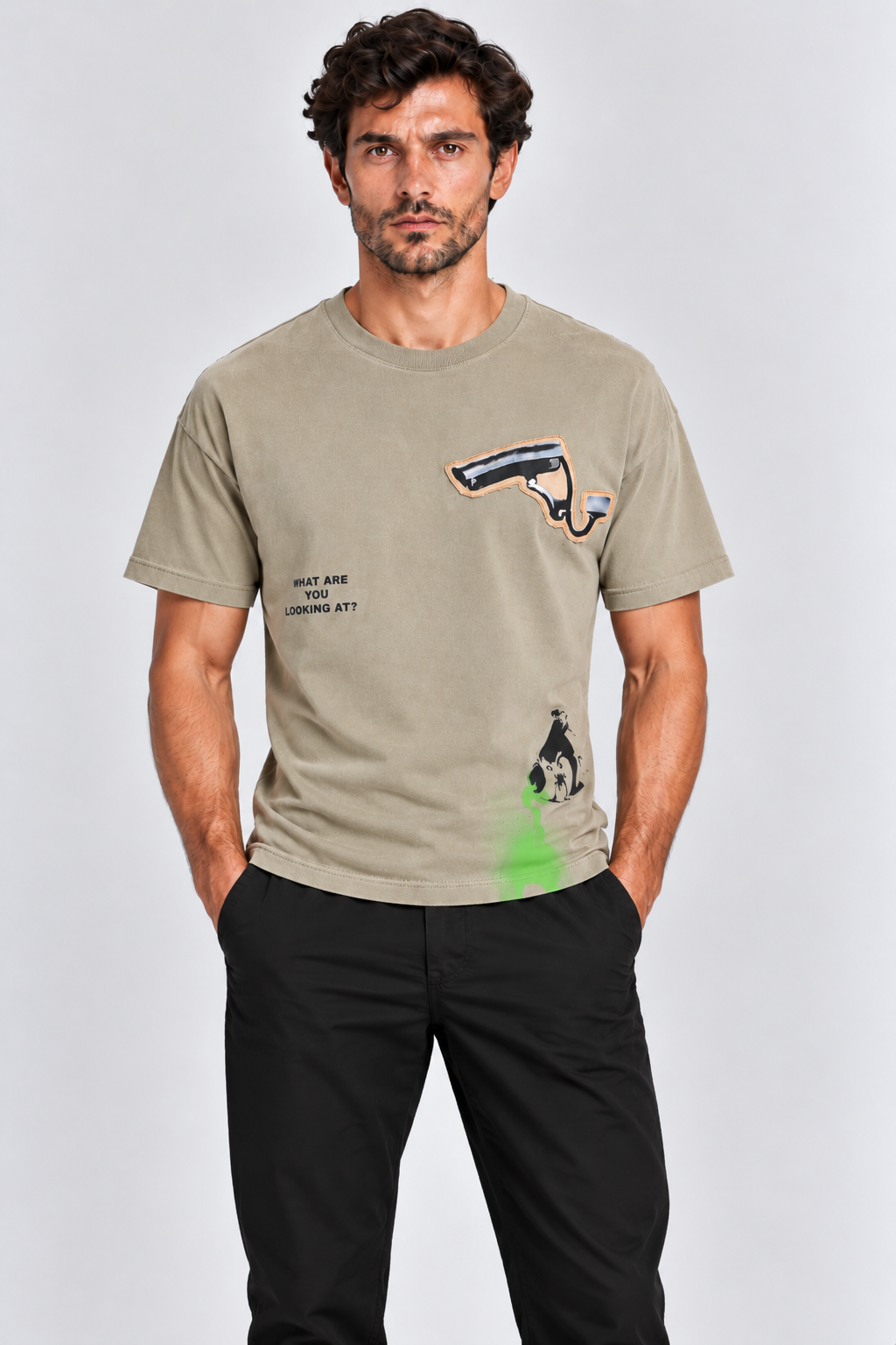 Banksy Toxic T-Shirt Sand