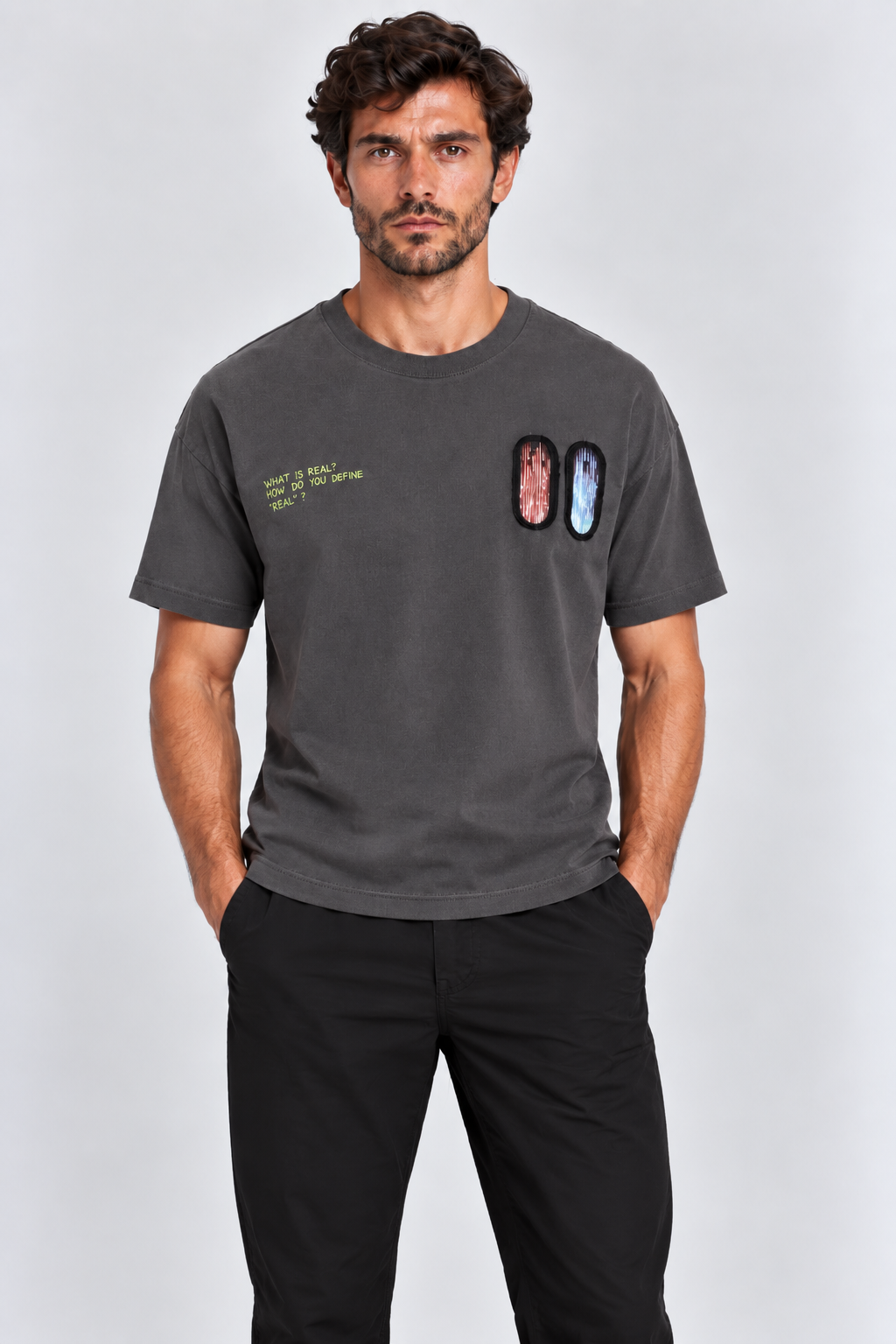 Matrix T-Shirt Charcoal