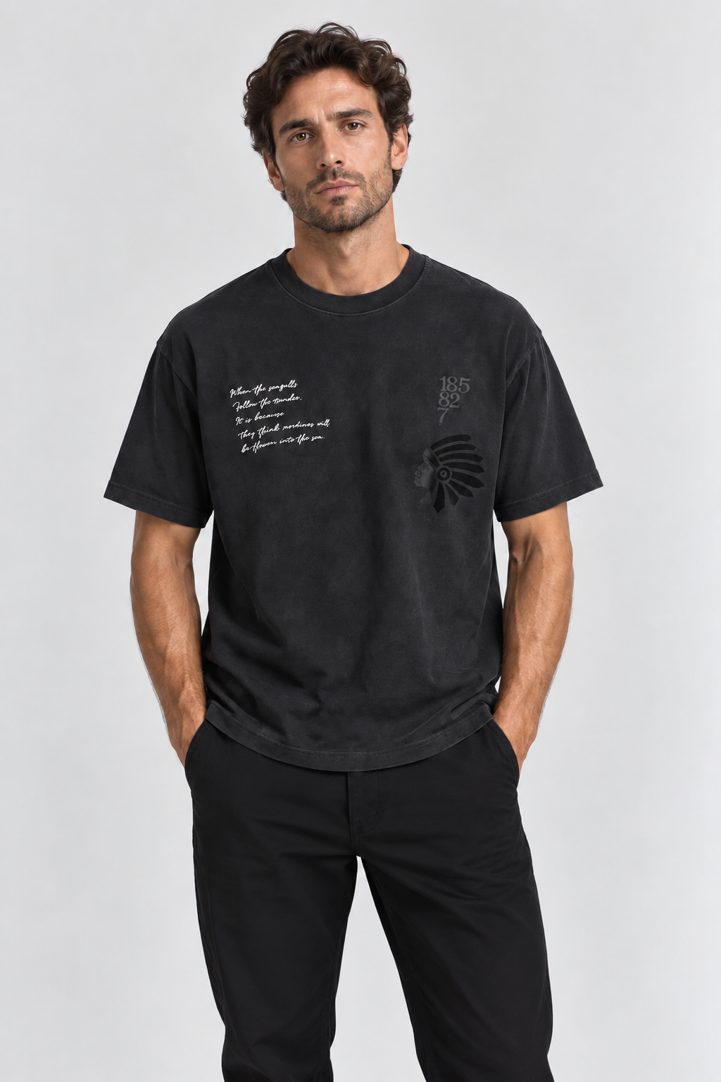 Cantona T-Shirt Black
