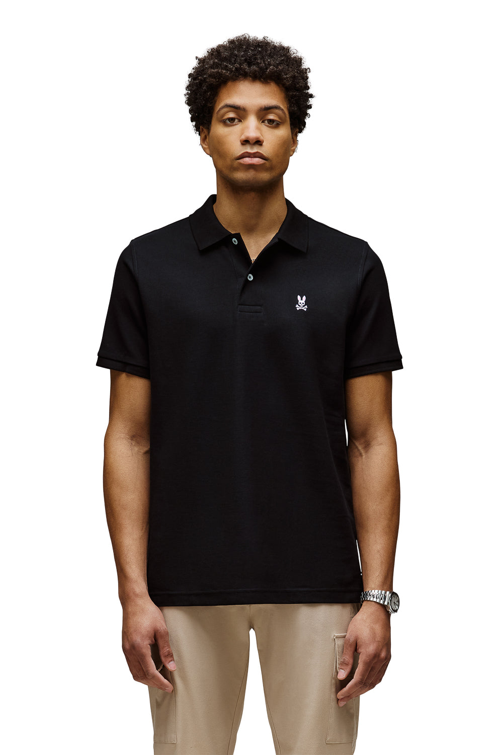 Classic Pique Polo T-Shirt Black