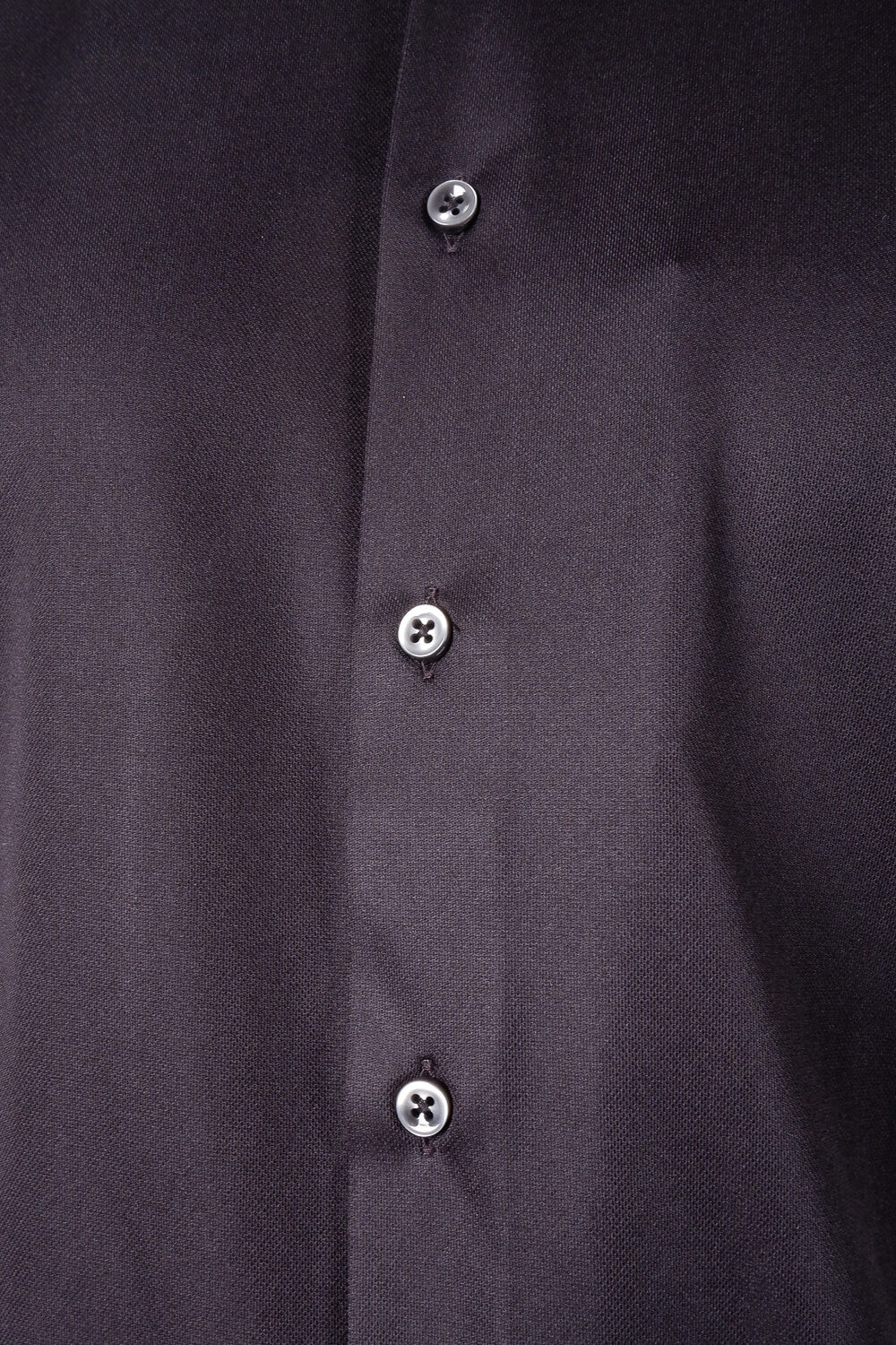 Cotton Stretch Tech Button-Up Shirt Black