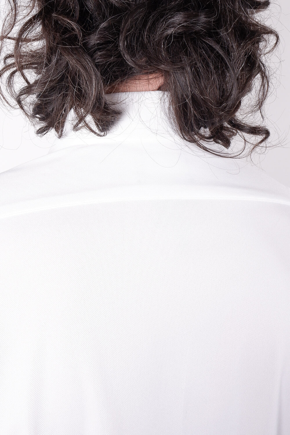 Cotton Stretch Tech Button-Up Shirt White