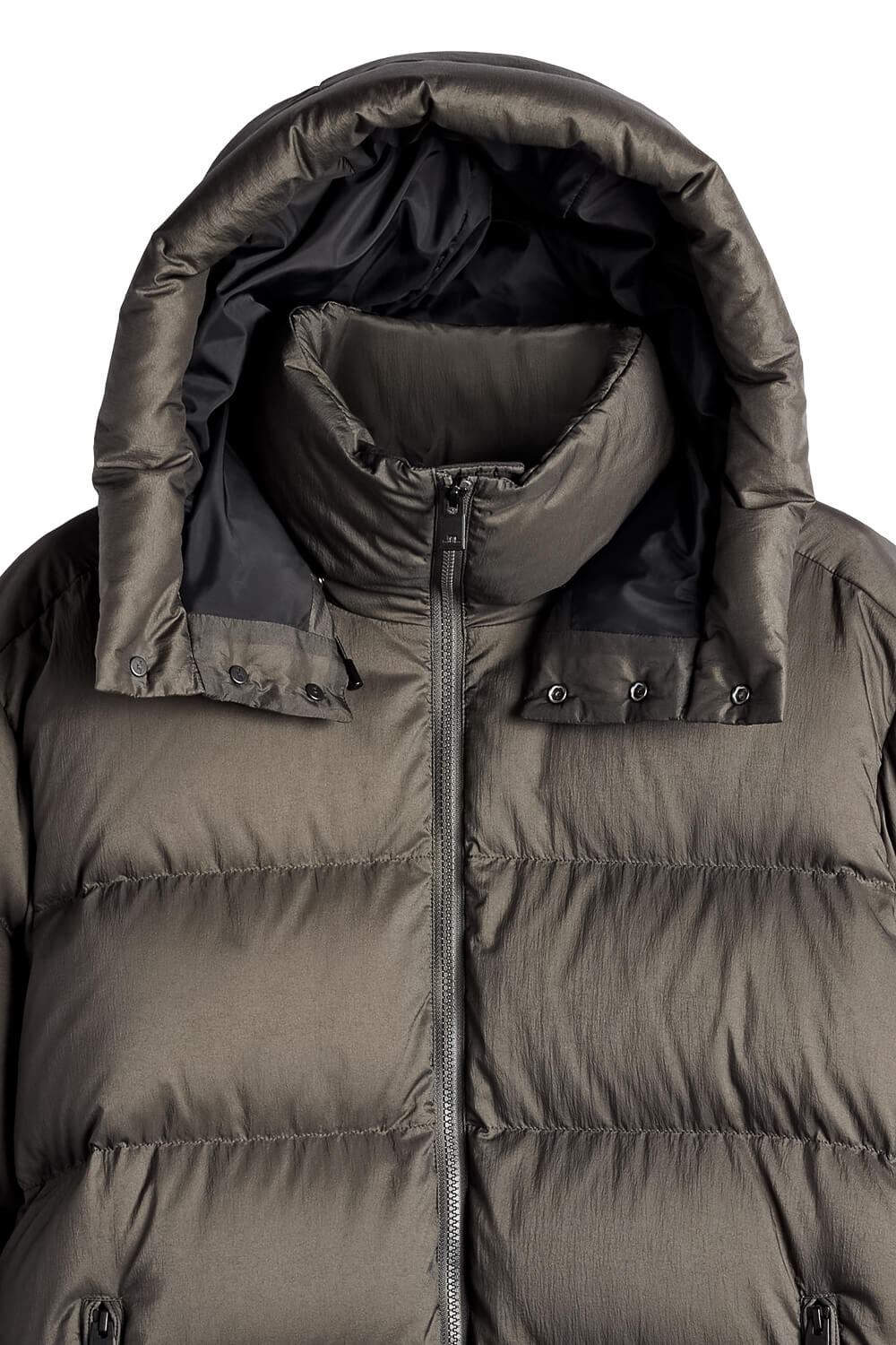 Creek Crinkle Down Parka Charcoal